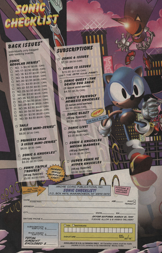 Read online Knuckles the Echidna comic -  Issue #1 - 34