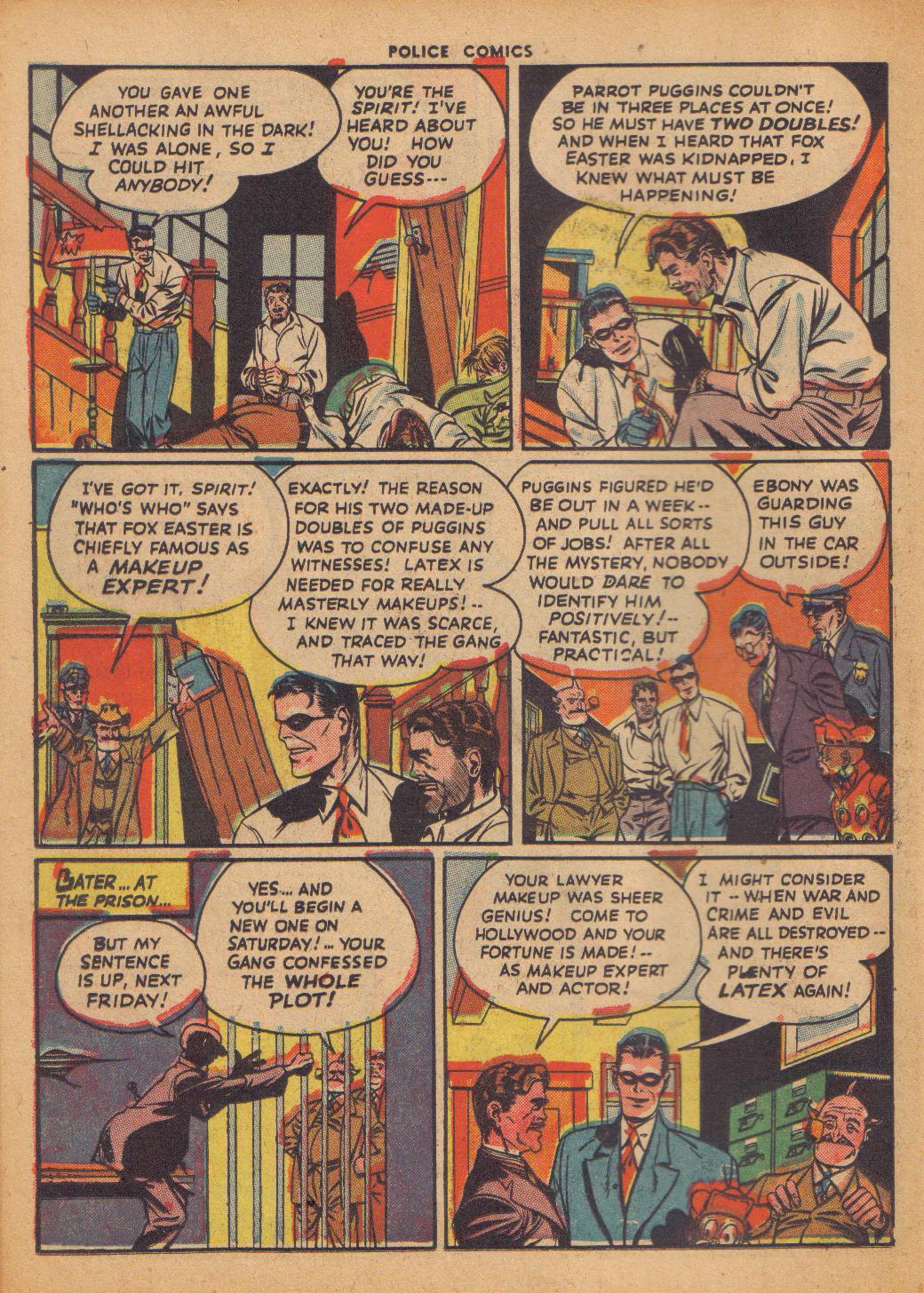 Read online Police Comics comic -  Issue #50 - 38
