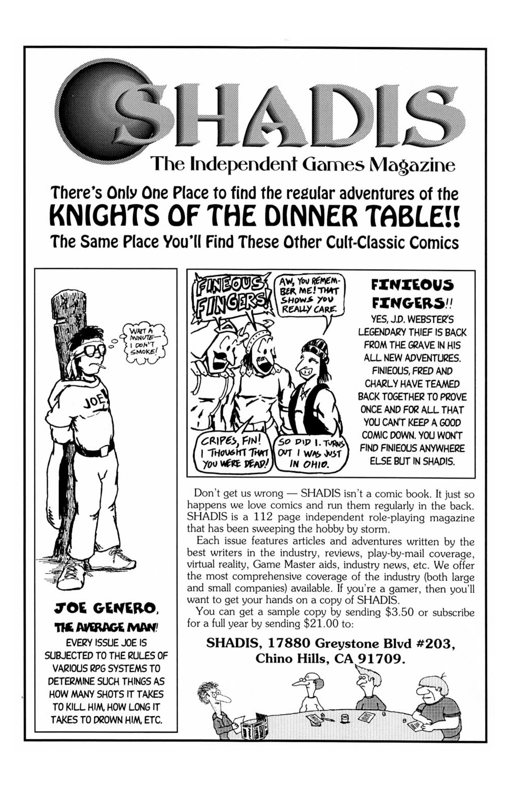 Read online Knights of the Dinner Table comic -  Issue #1 - 2