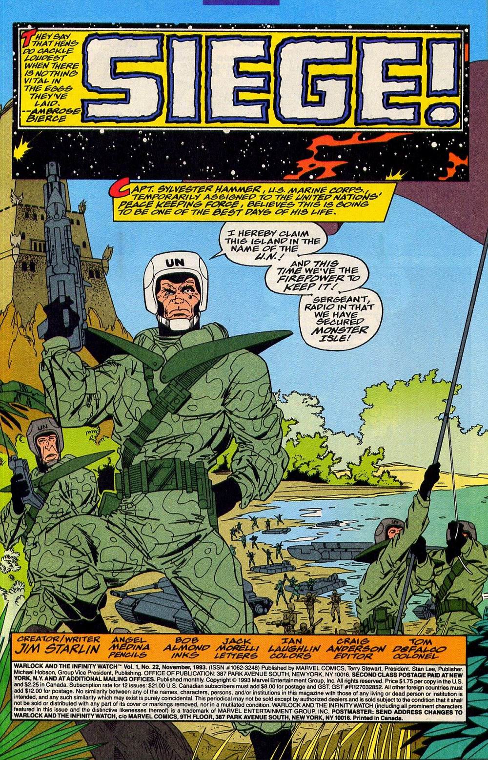 Read online Warlock and the Infinity Watch comic -  Issue #22 - 2