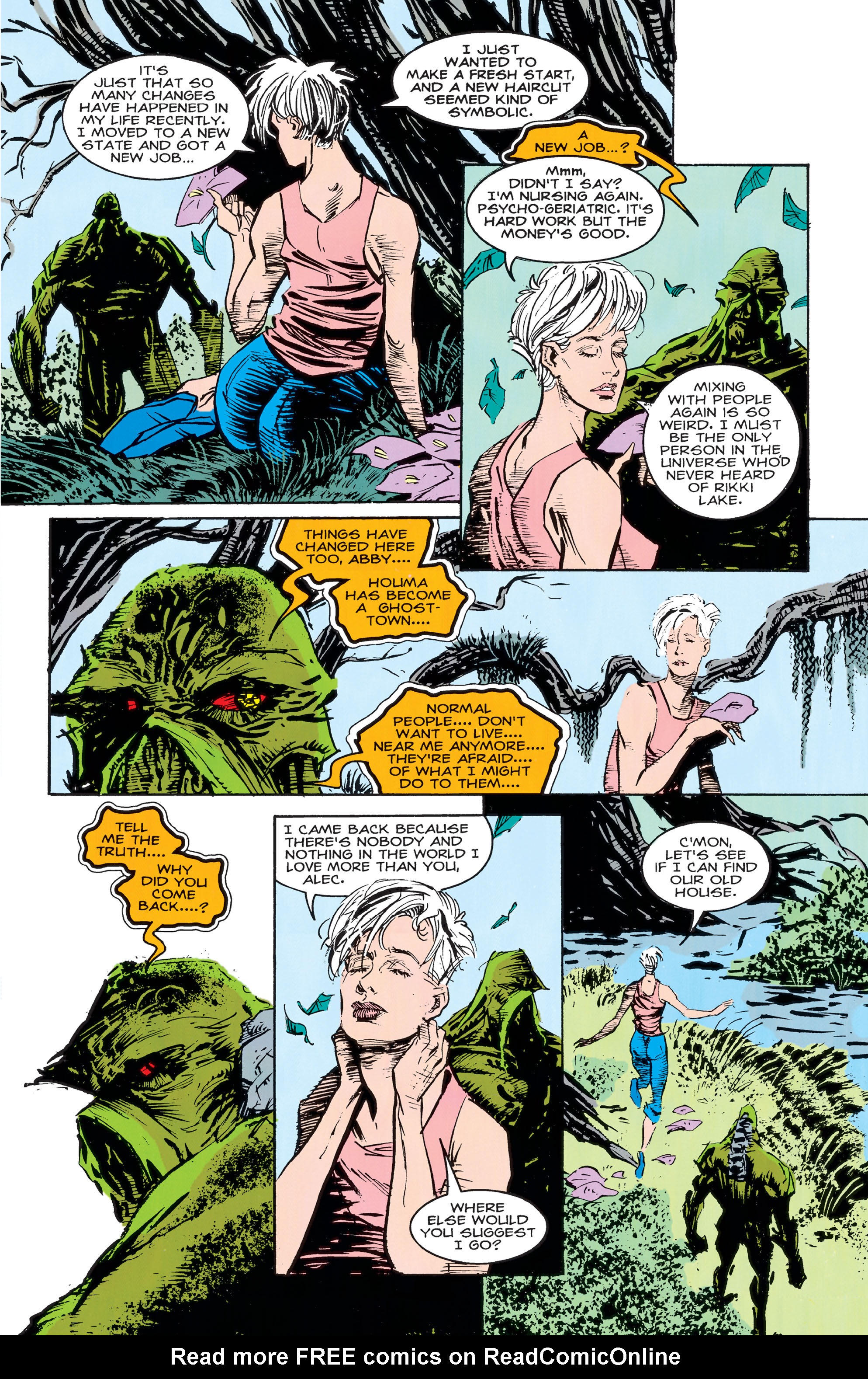 Read online Swamp Thing (1982) comic -  Issue # _TPB - Trial by Fire - 11