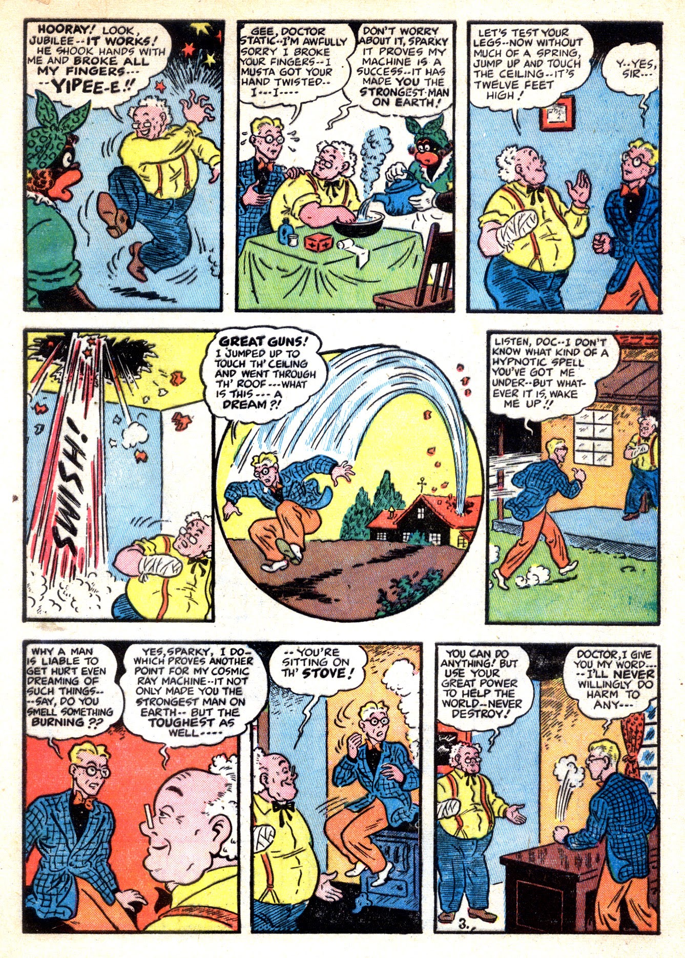 Read online Sparky Watts comic -  Issue #4 - 5