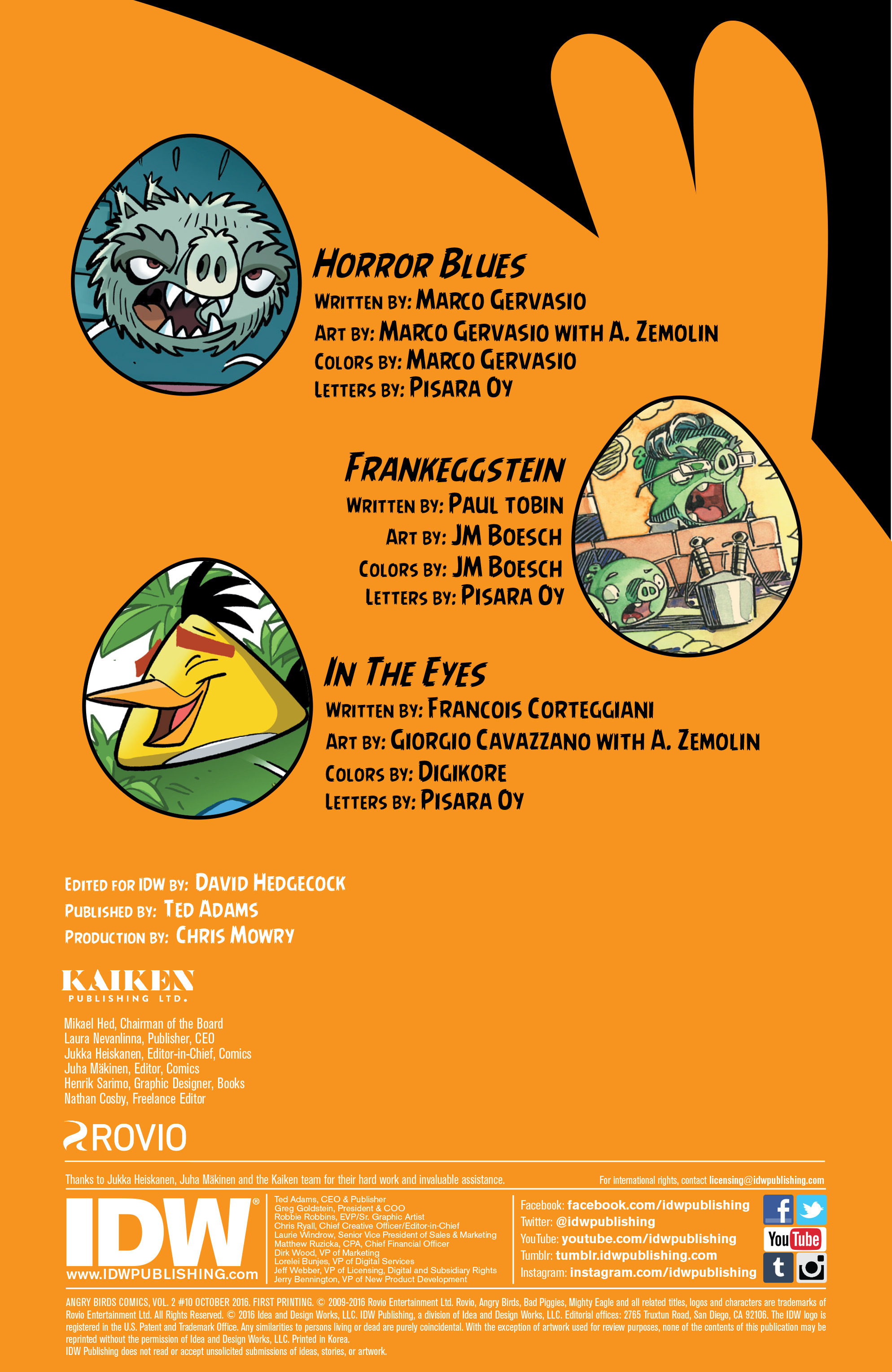 Read online Angry Birds Comics (2016) comic -  Issue #10 - 2