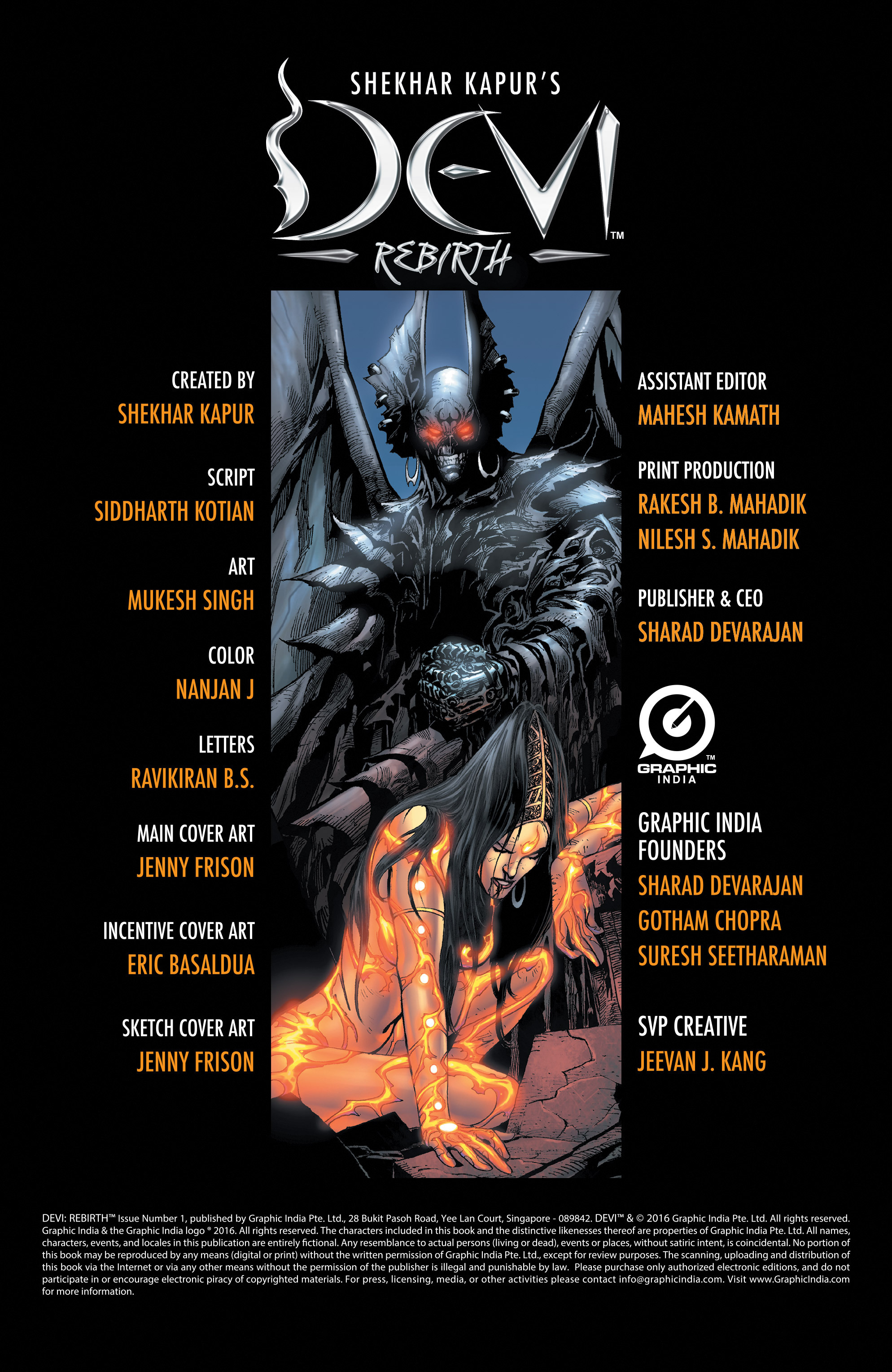 Read online Shekhar Kapur's Devi: Rebirth comic -  Issue #1 - 2