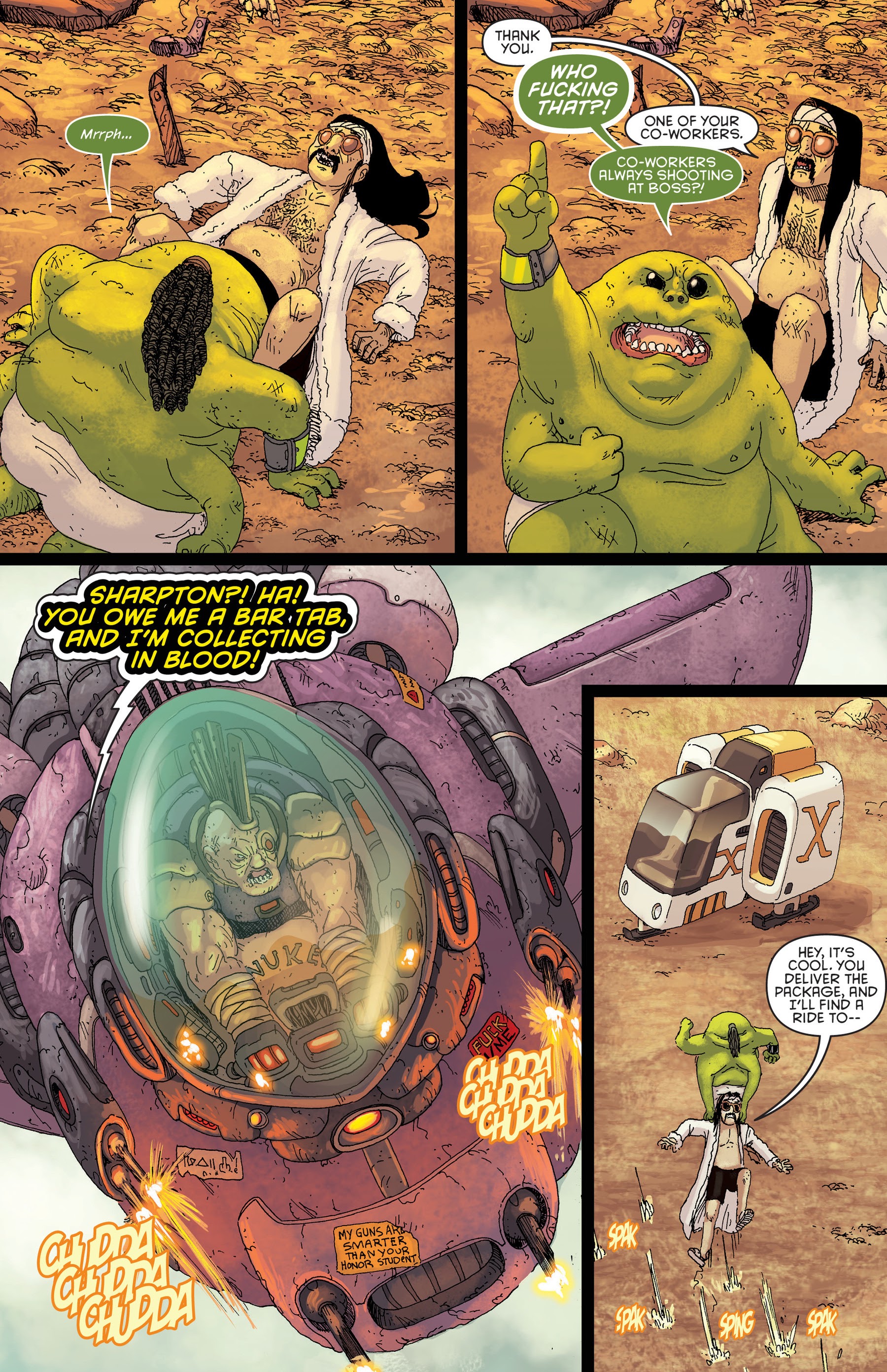 Read online Space Bastards: Special Delivery comic -  Issue # TPB - 24