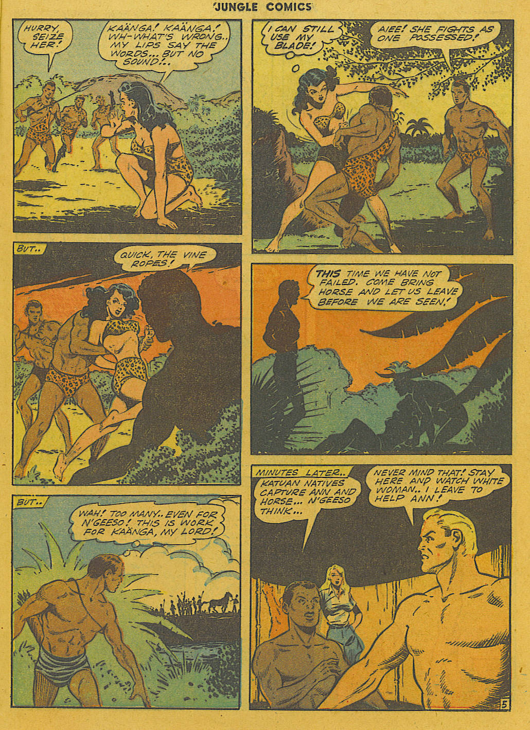 Read online Jungle Comics comic -  Issue #50 - 7