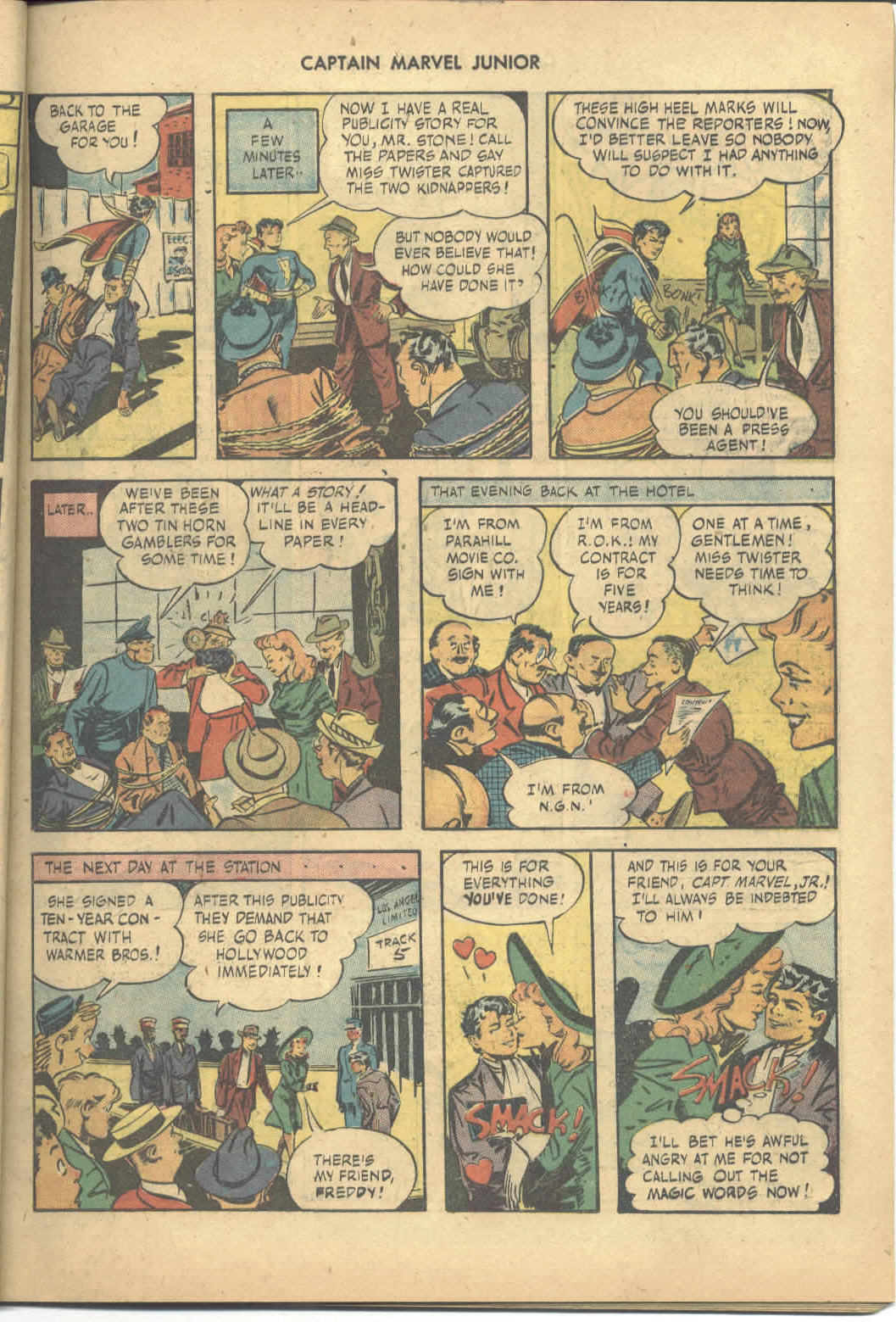 Read online Captain Marvel, Jr. comic -  Issue #37 - 9