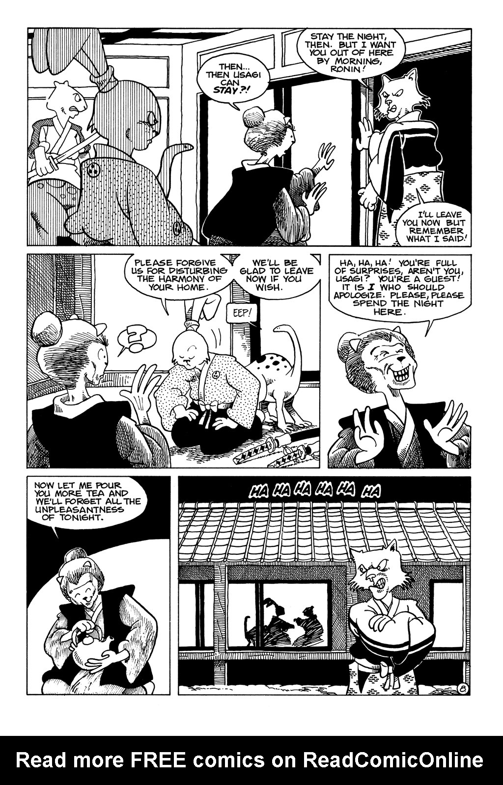Read online Usagi Yojimbo (1987) comic -  Issue #8 - 10