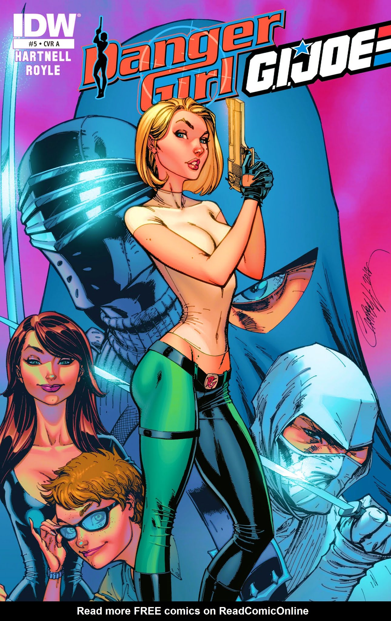 Read online Danger Girl/G.I. Joe comic -  Issue #5 - 1