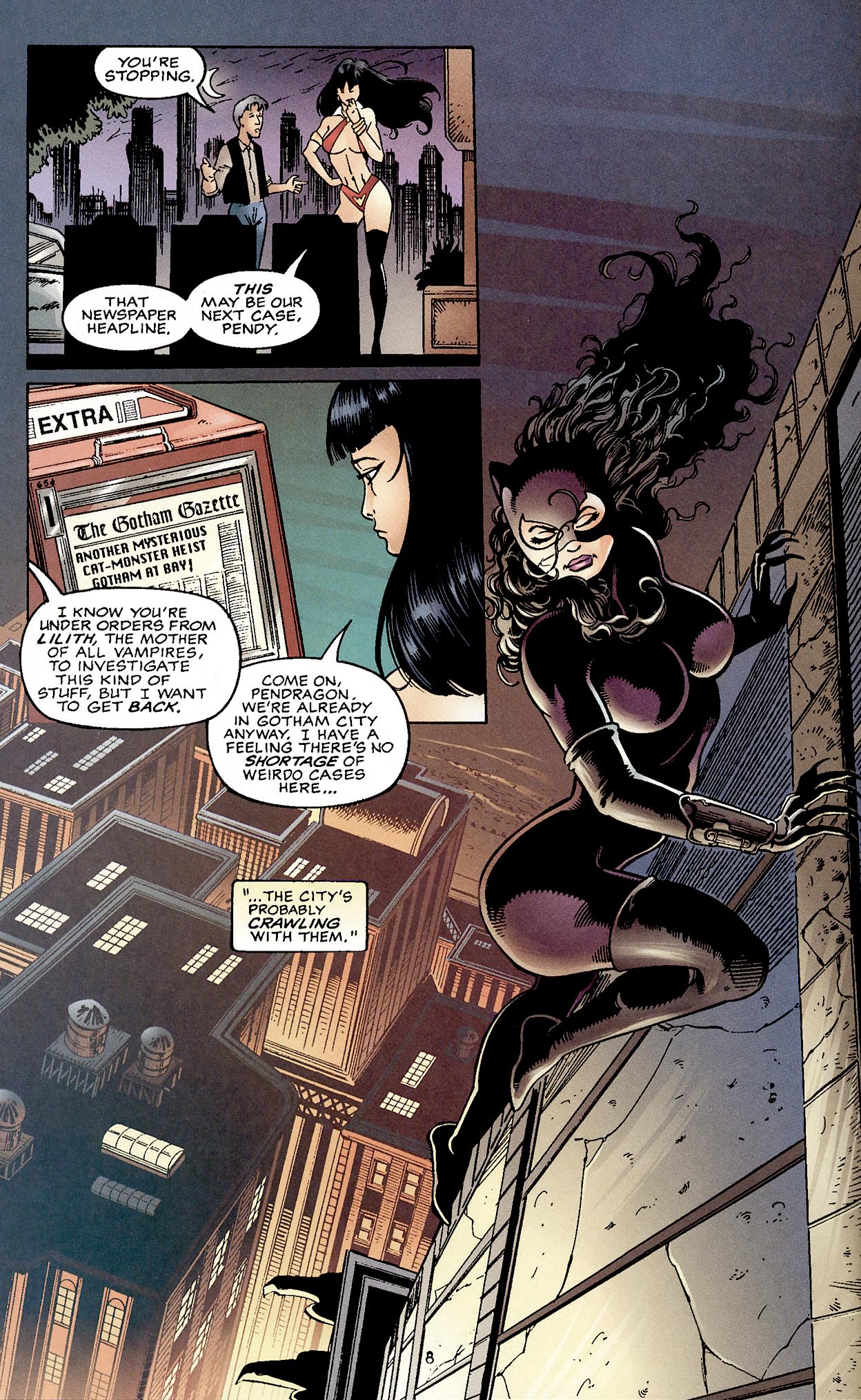 Read online Catwoman/Vampirella: The Furies comic -  Issue # Full - 10