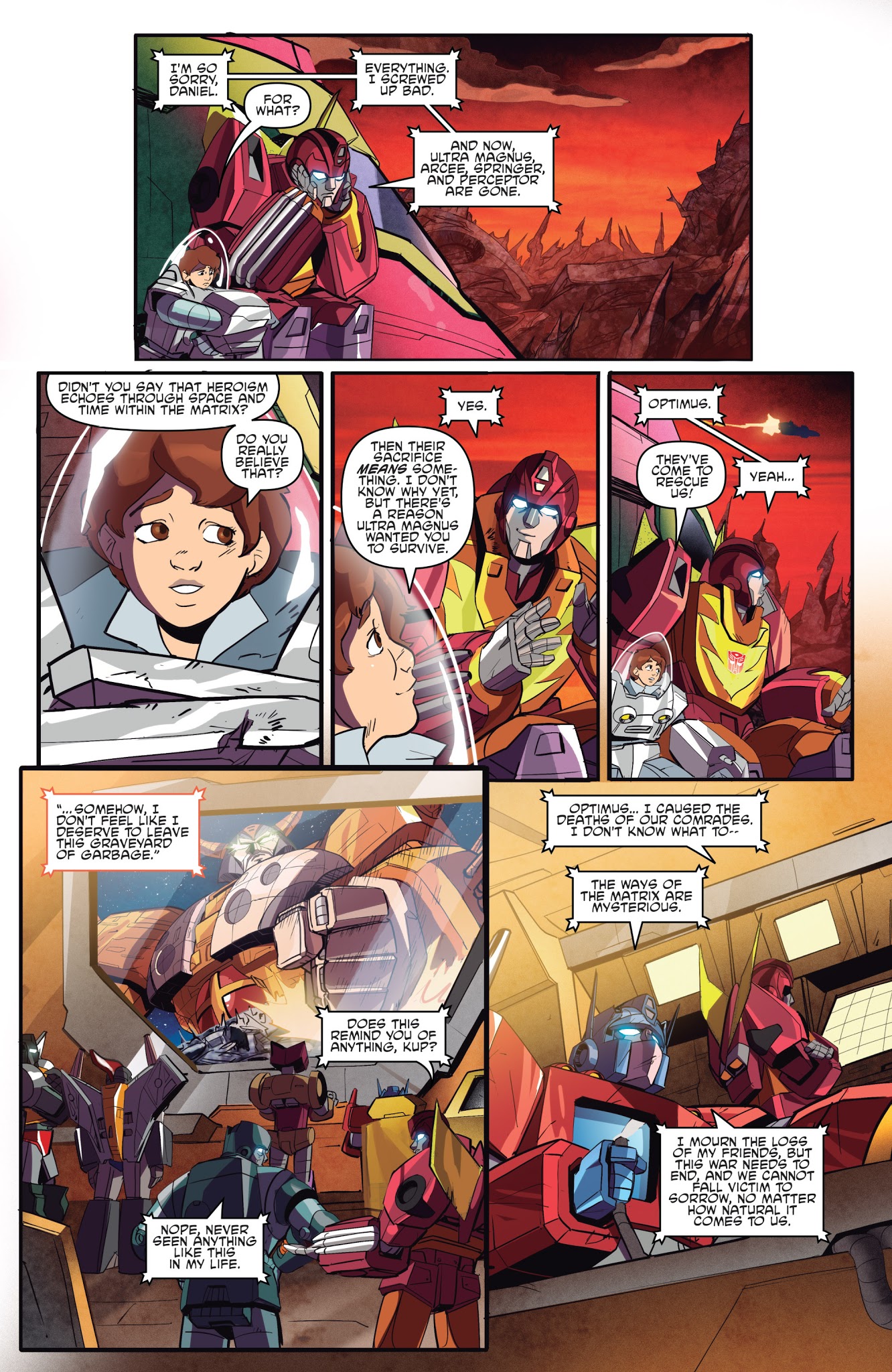 Read online Transformers: Deviations comic -  Issue # Full - 21