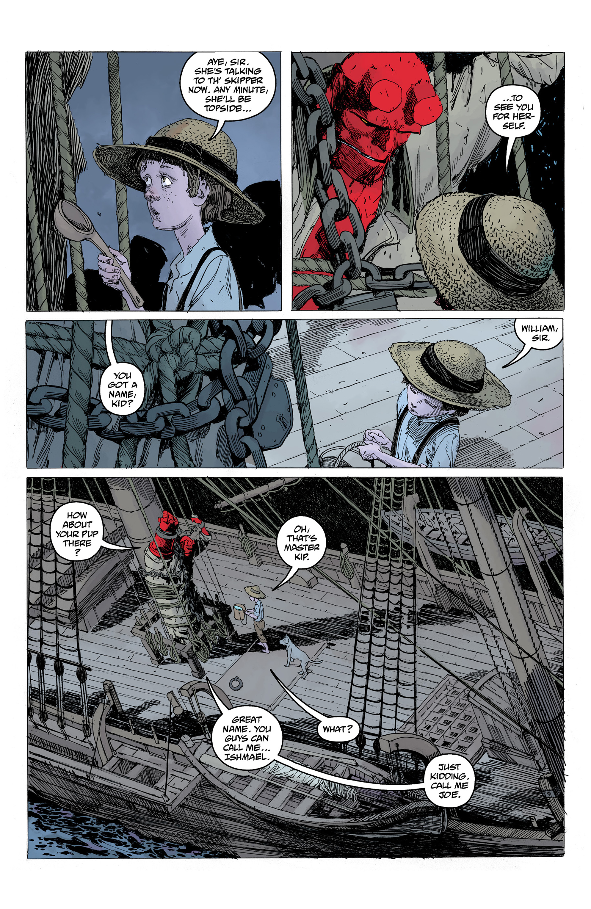 Read online Hellboy: Into the Silent Sea comic -  Issue # Full - 22