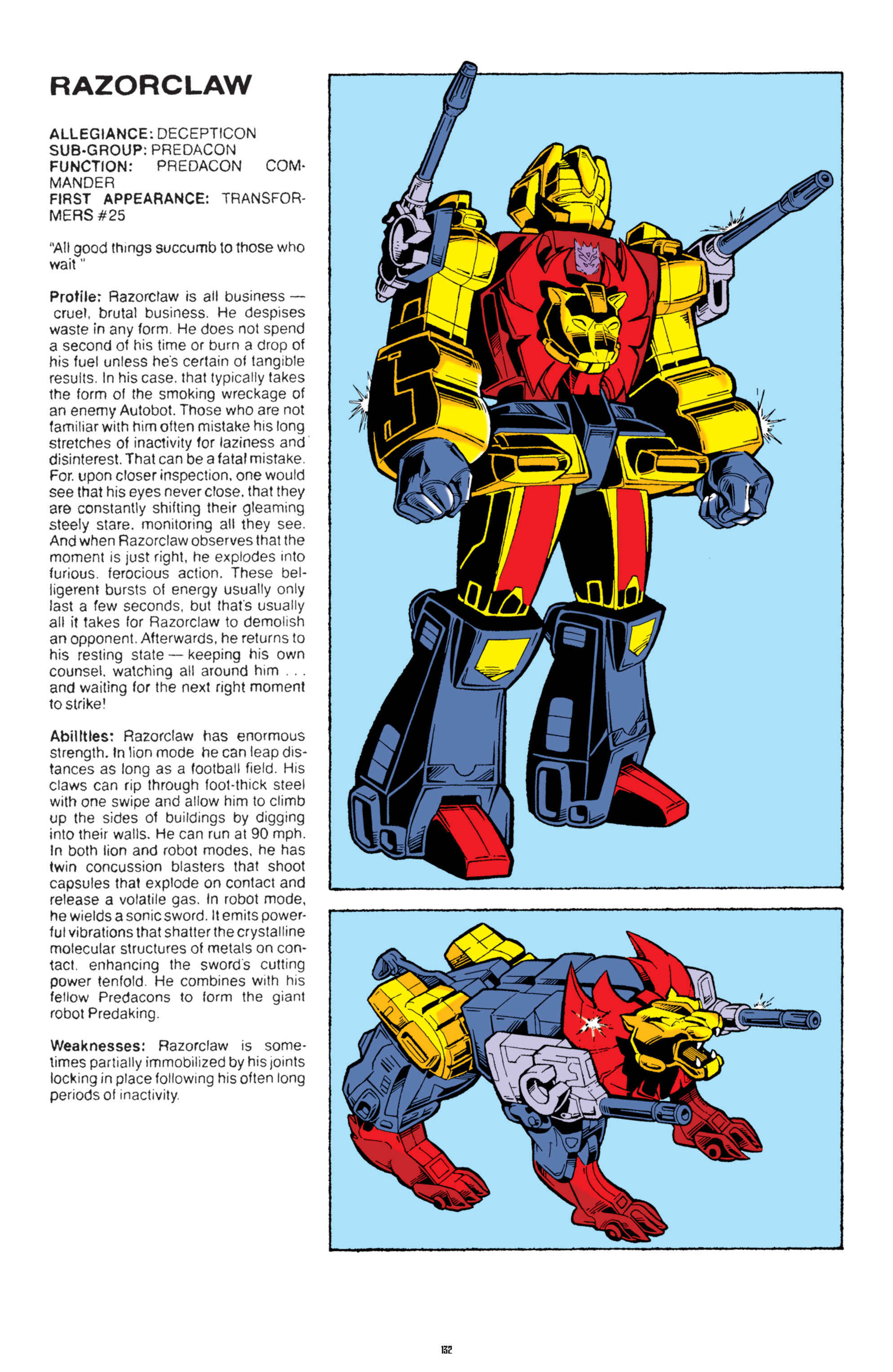Read online The Transformers Classics comic -  Issue # TPB 8 - 130