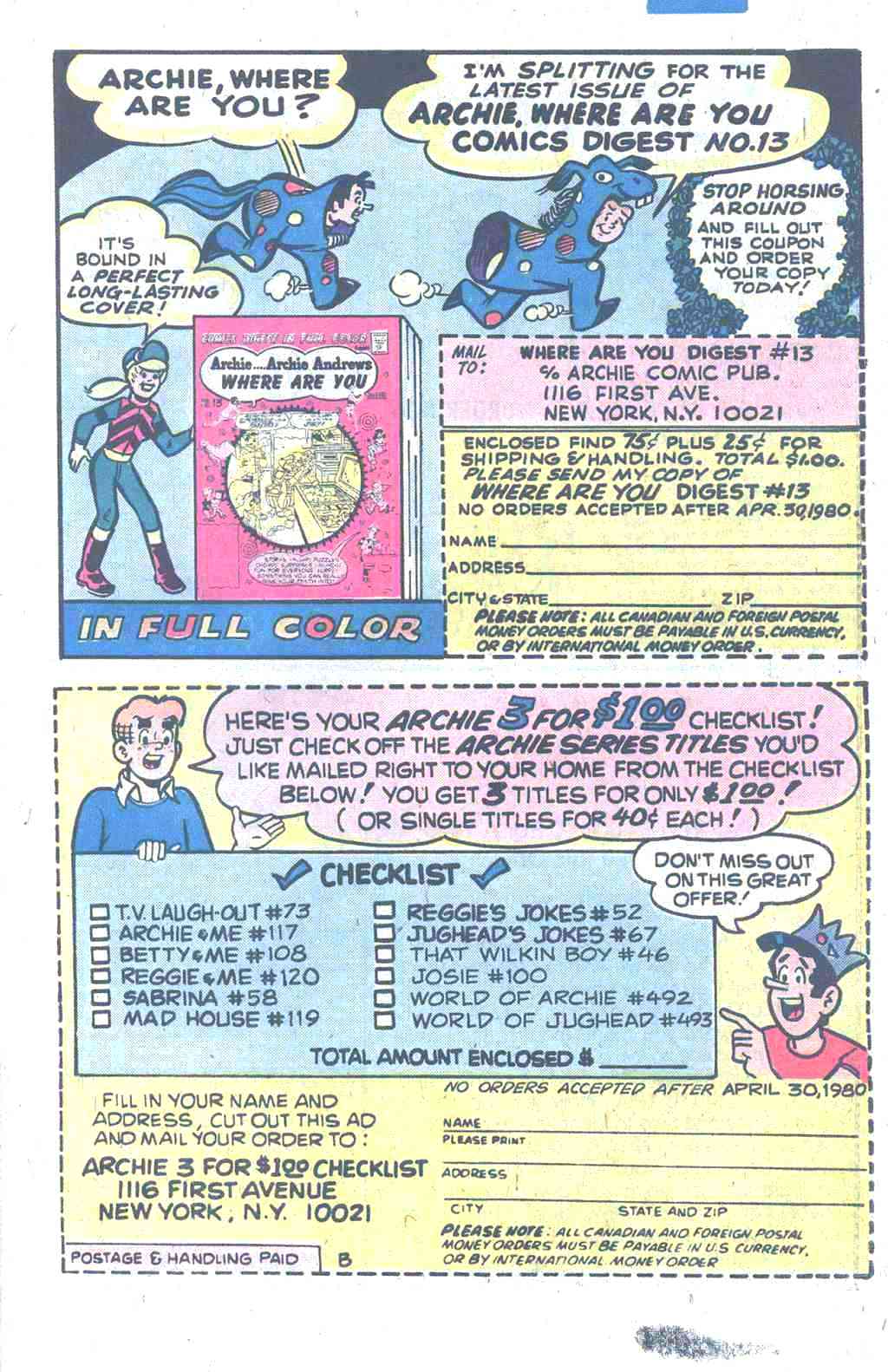 Read online Jughead (1965) comic -  Issue #296 - 34