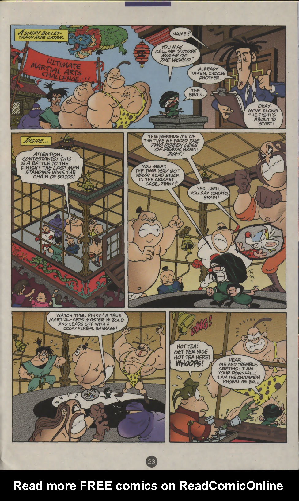 Read online Pinky and The Brain comic -  Issue #18 - 18