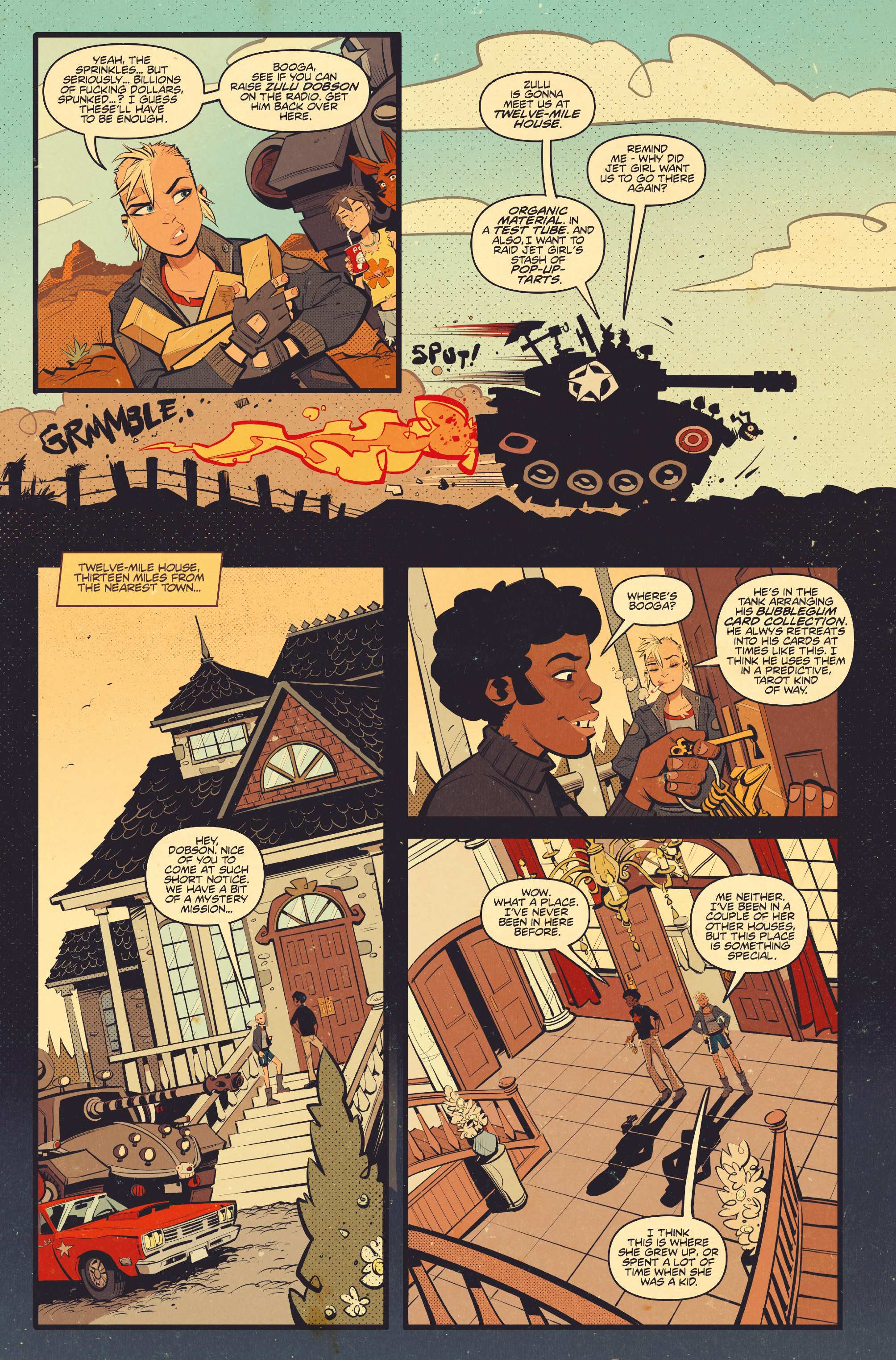 Read online Tank Girl: Gold comic -  Issue #4 - 4