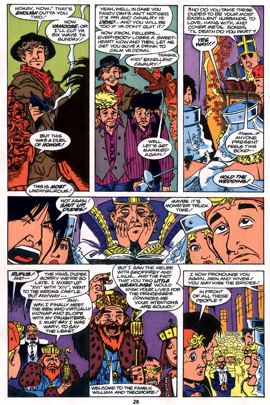 Read online Bill & Ted's Excellent Comic Book comic -  Issue #1 - 21