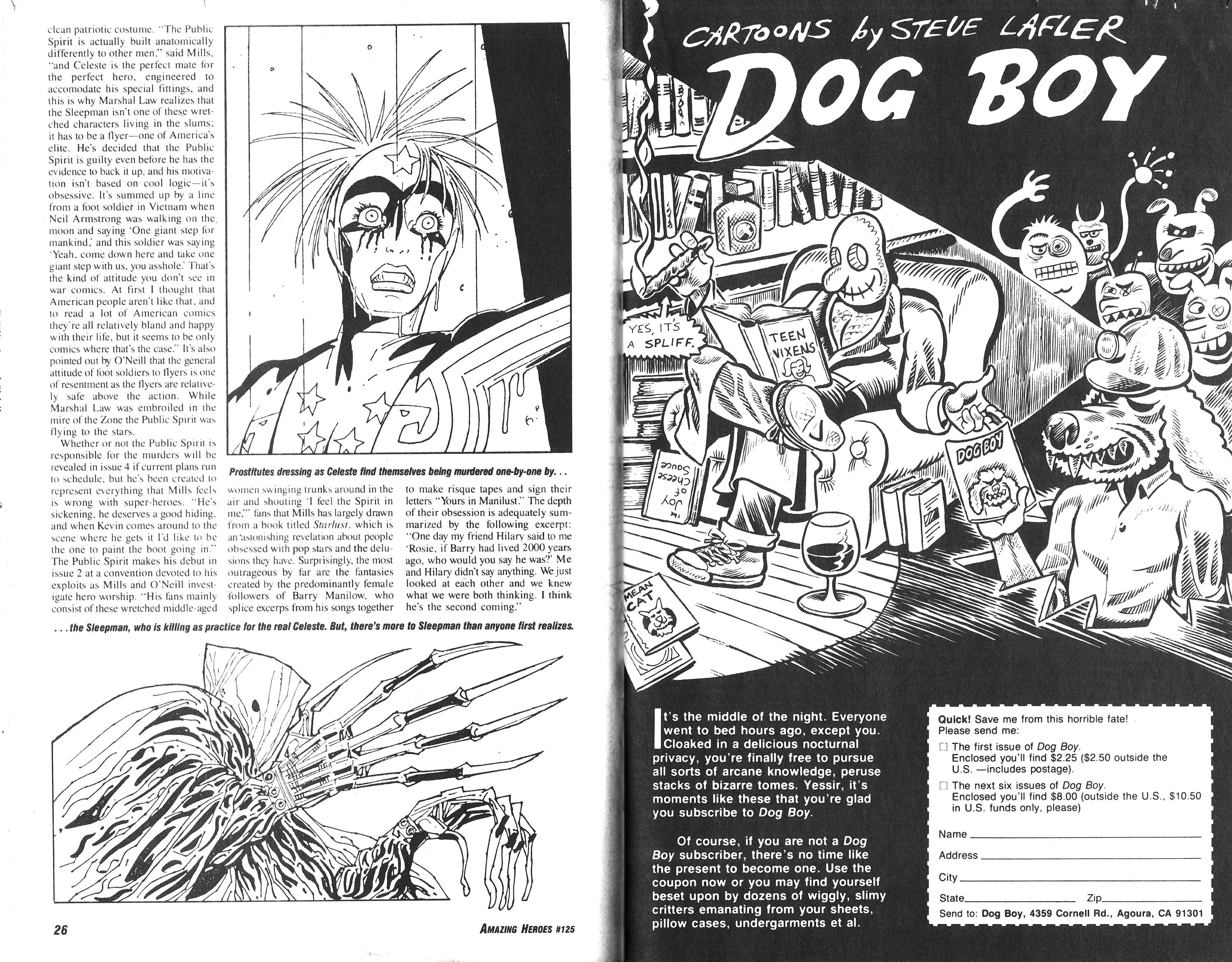 Read online Amazing Heroes comic -  Issue #125 - 14
