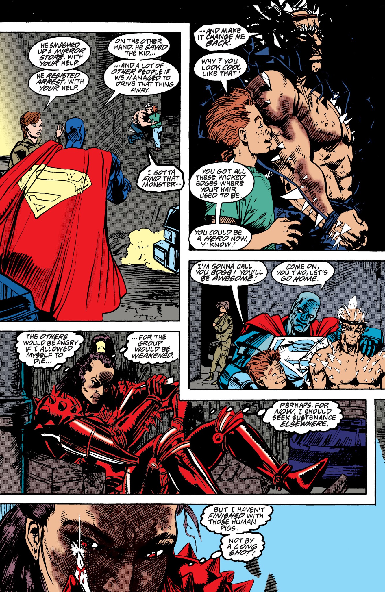 Read online Superman: Reign of the Supermen comic -  Issue # TPB - 167