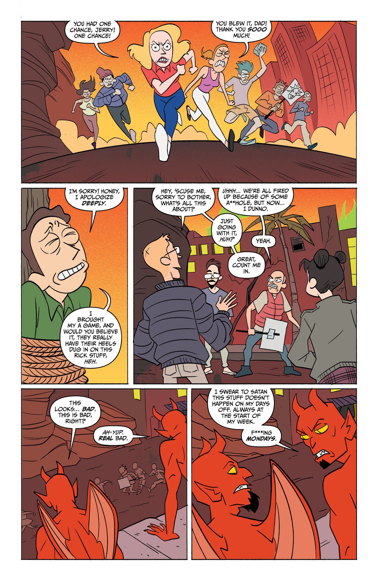 Read online Rick and Morty: Go to Hell comic -  Issue #4 - 8