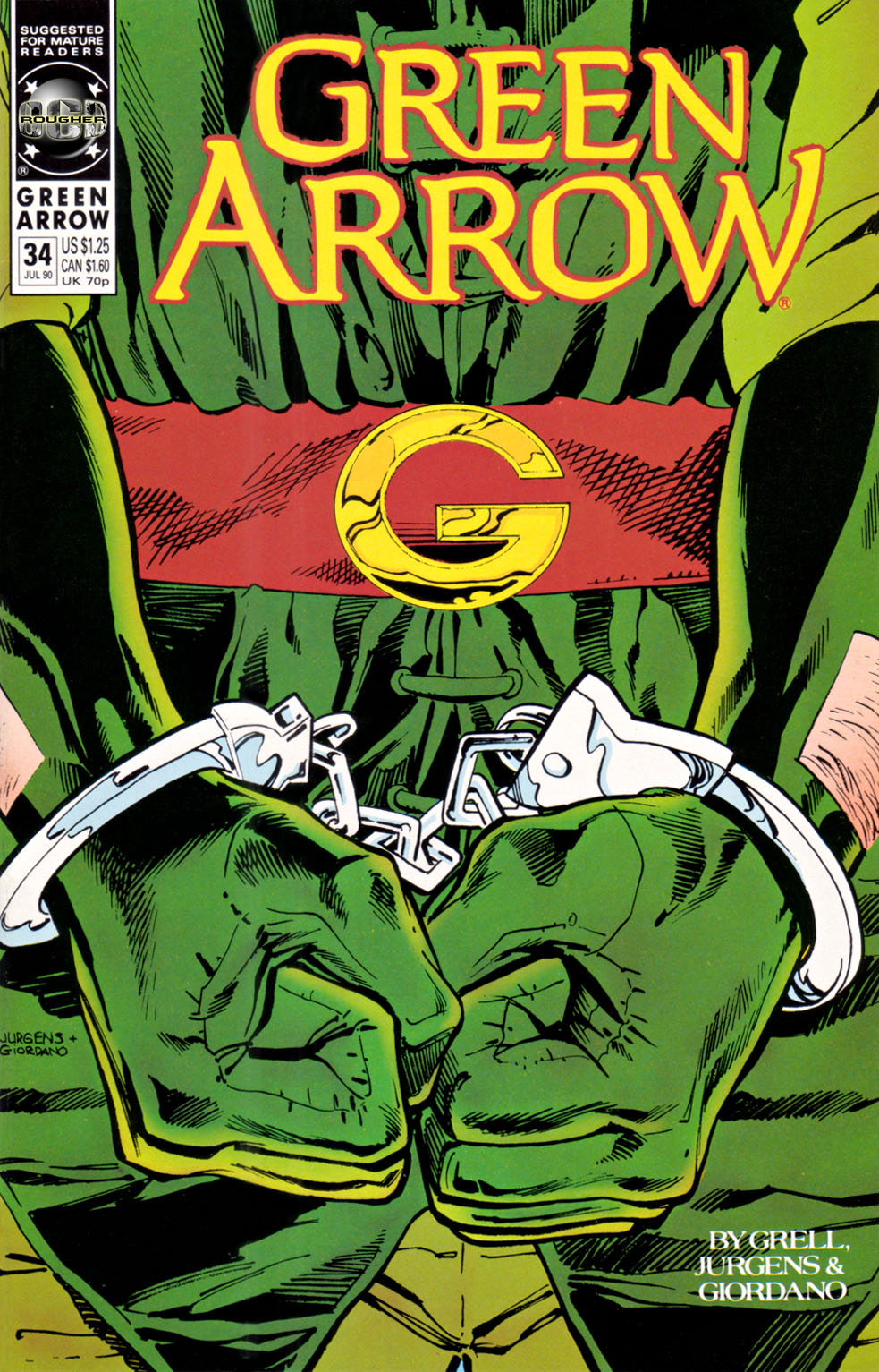 Read online Green Arrow (1988) comic -  Issue #34 - 1