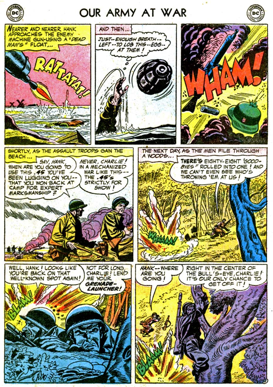 Read online Our Army at War (1952) comic -  Issue #40 - 6