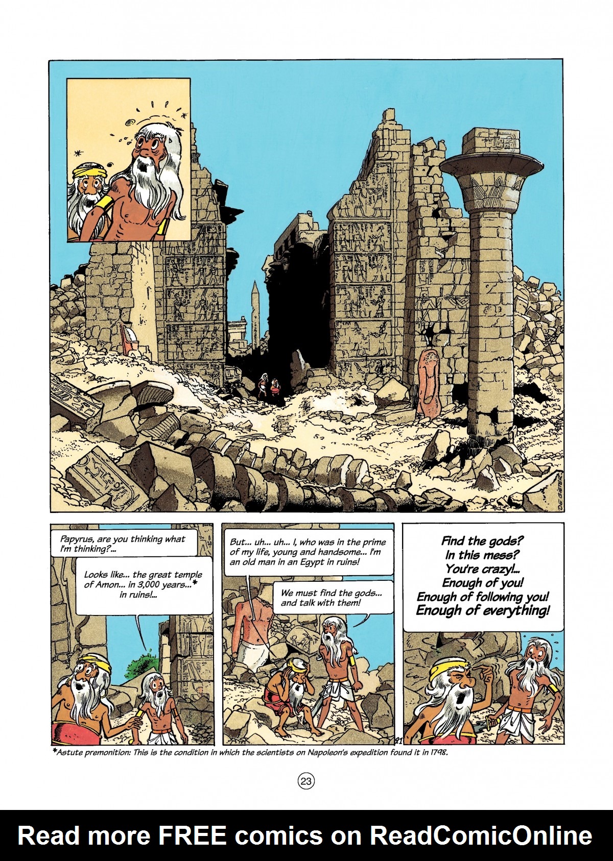 Read online Papyrus comic -  Issue #5 - 23