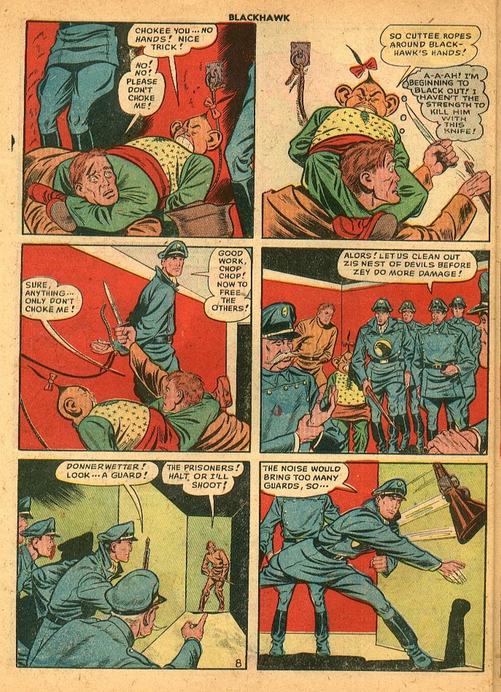 Read online Blackhawk (1957) comic -  Issue #28 - 10