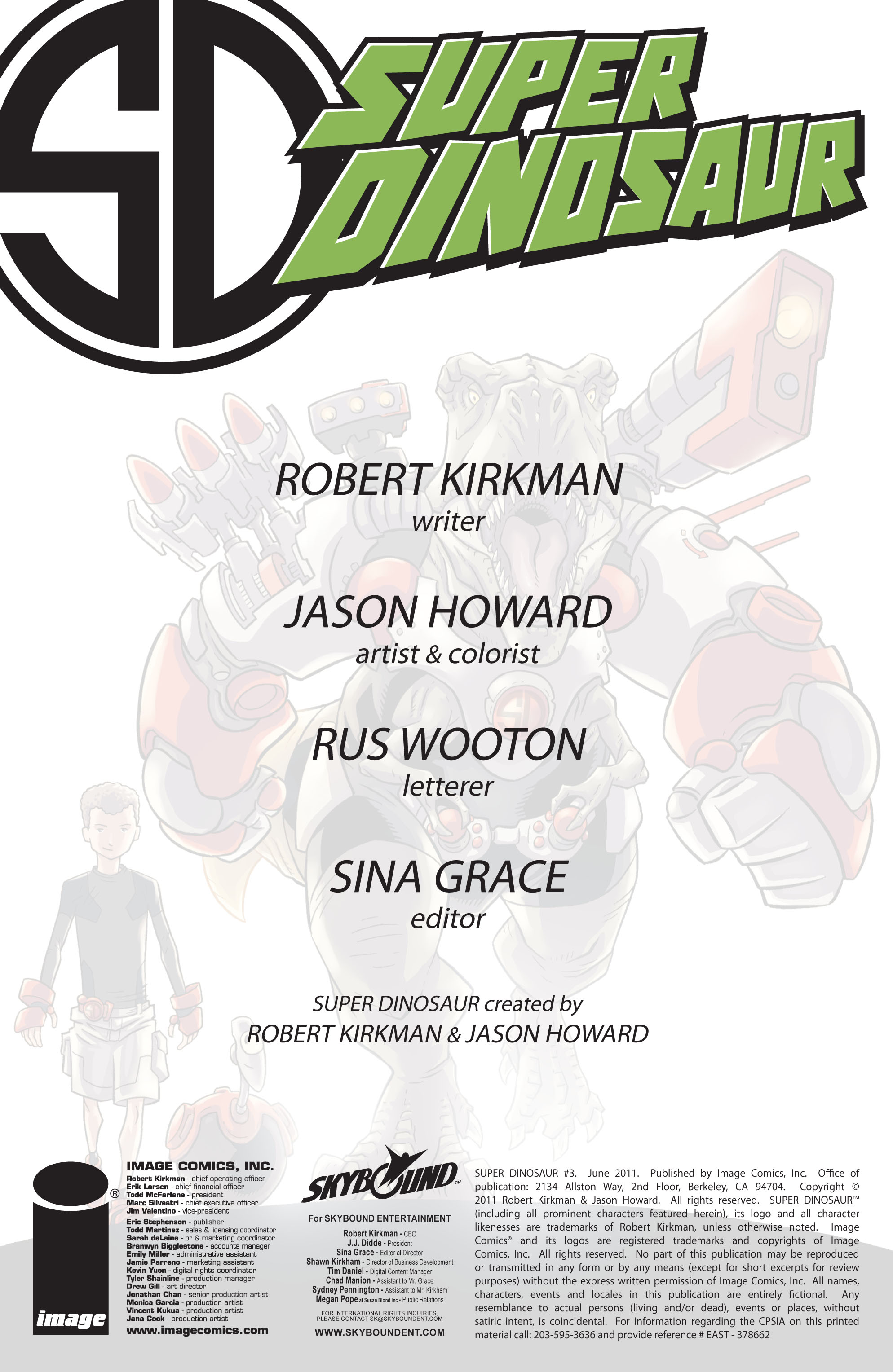 Read online Super Dinosaur (2011) comic -  Issue #3 - 2