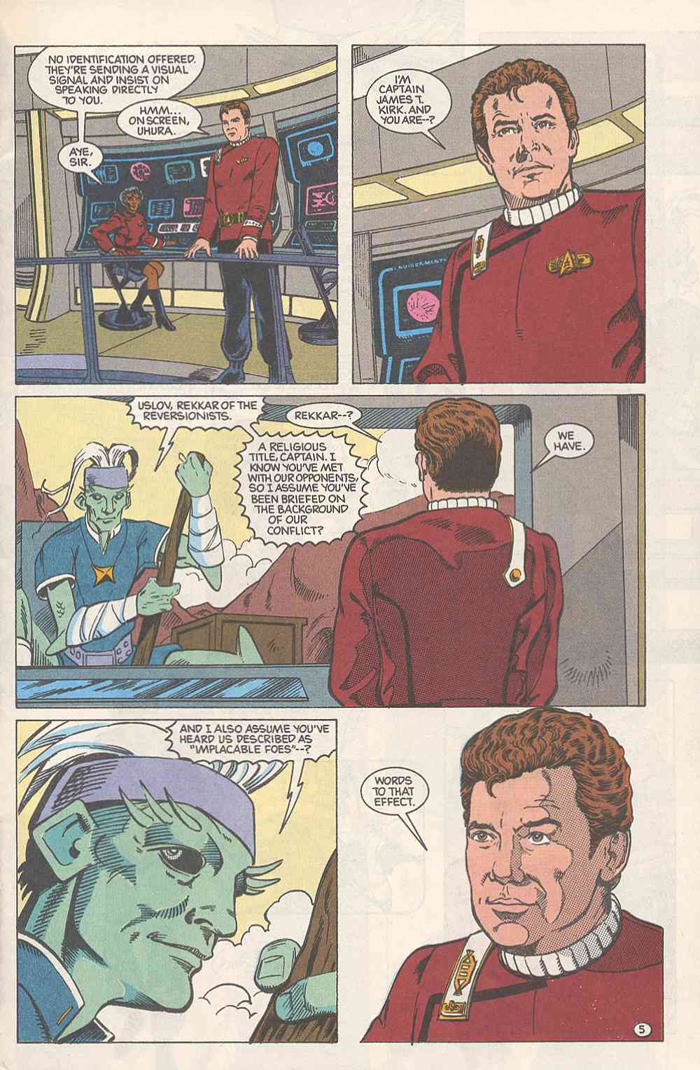 Read online Star Trek (1989) comic -  Issue #21 - 6