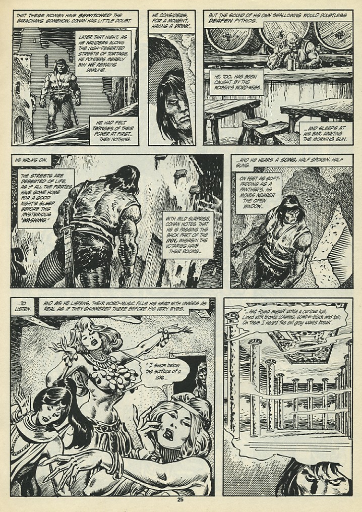 Read online The Savage Sword Of Conan comic -  Issue #198 - 27