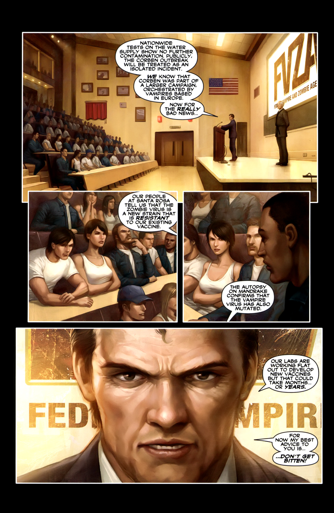 Read online FVZA: Federal Vampire and Zombie Agency comic -  Issue #3 - 7
