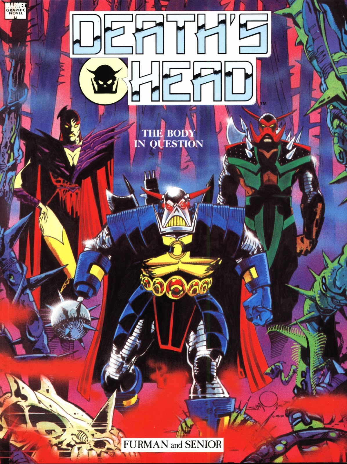 <{ $series->title }} issue Marvel Graphic Novel UK Issue #2 Death's Head - The Body In Question - Page 1