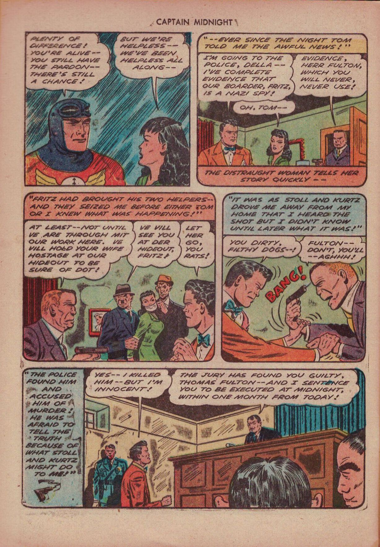 Read online Captain Midnight (1942) comic -  Issue #16 - 44