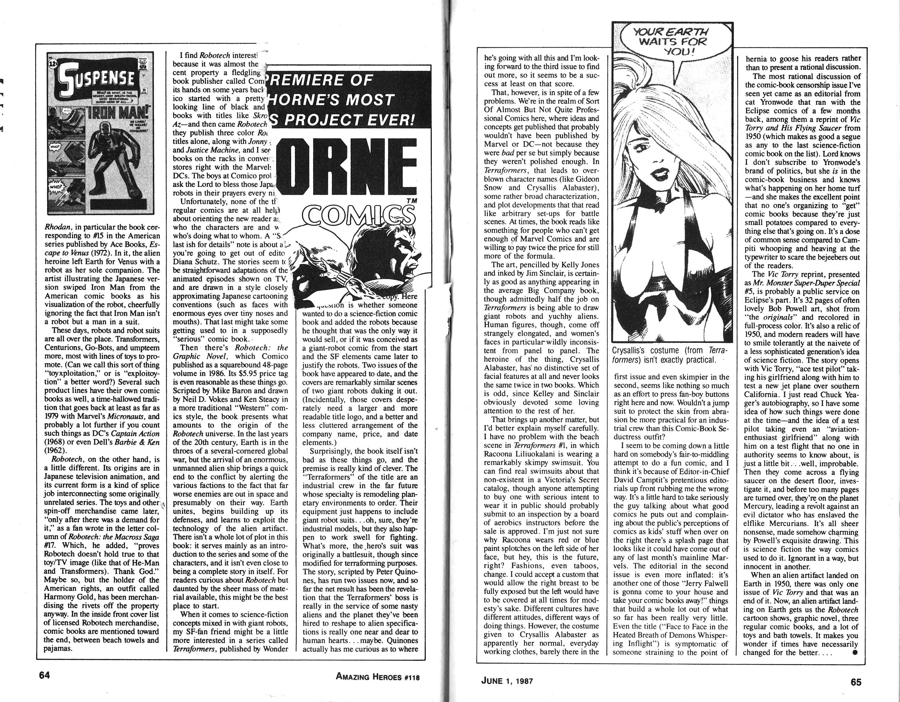 Read online Amazing Heroes comic -  Issue #118 - 33