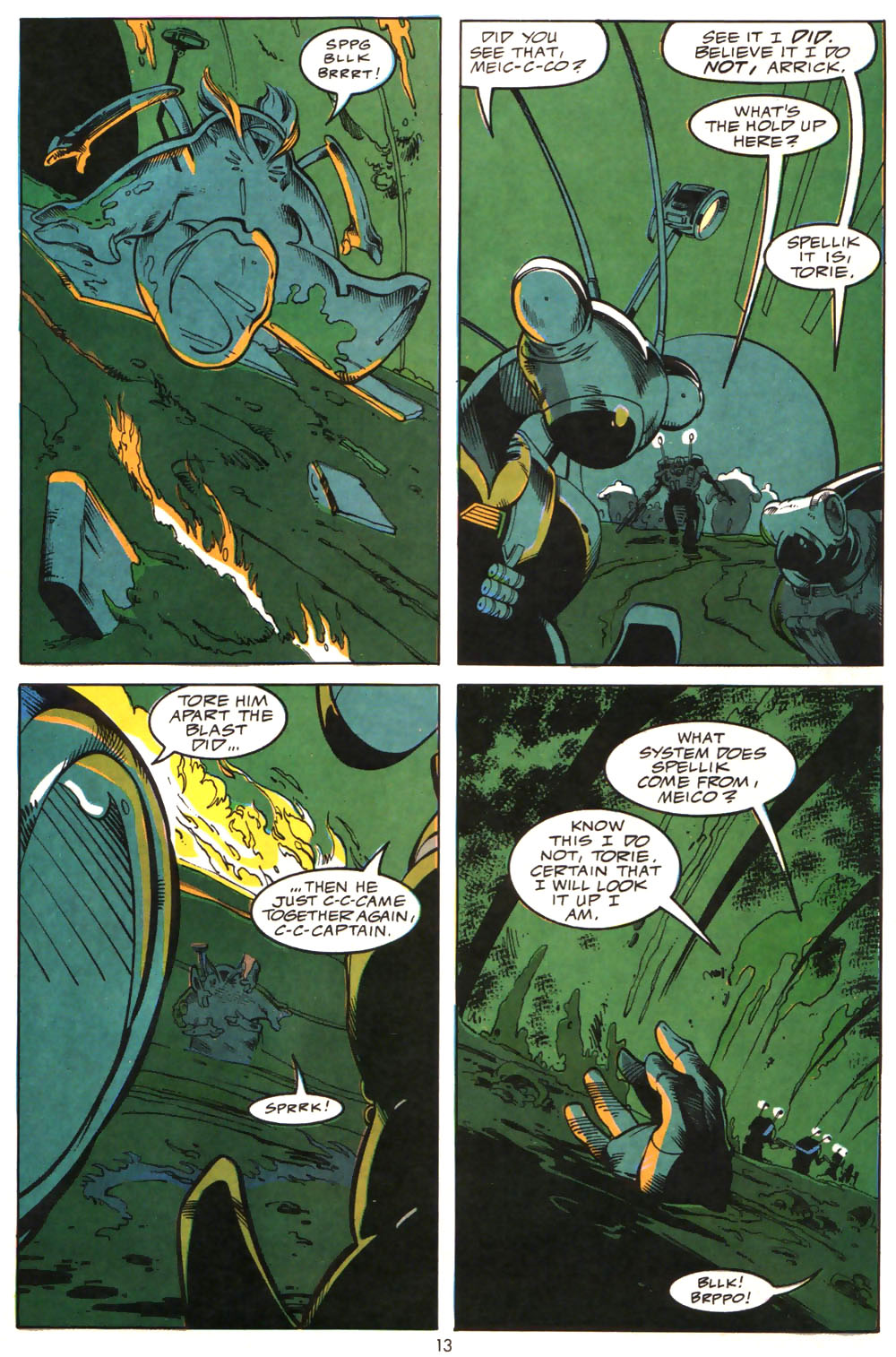 Read online Alien Legion (1987) comic -  Issue #15 - 16