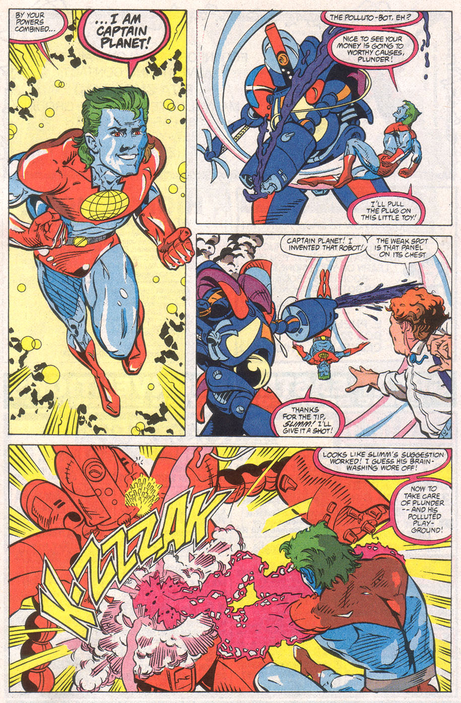 Read online Captain Planet and the Planeteers comic -  Issue #5 - 28