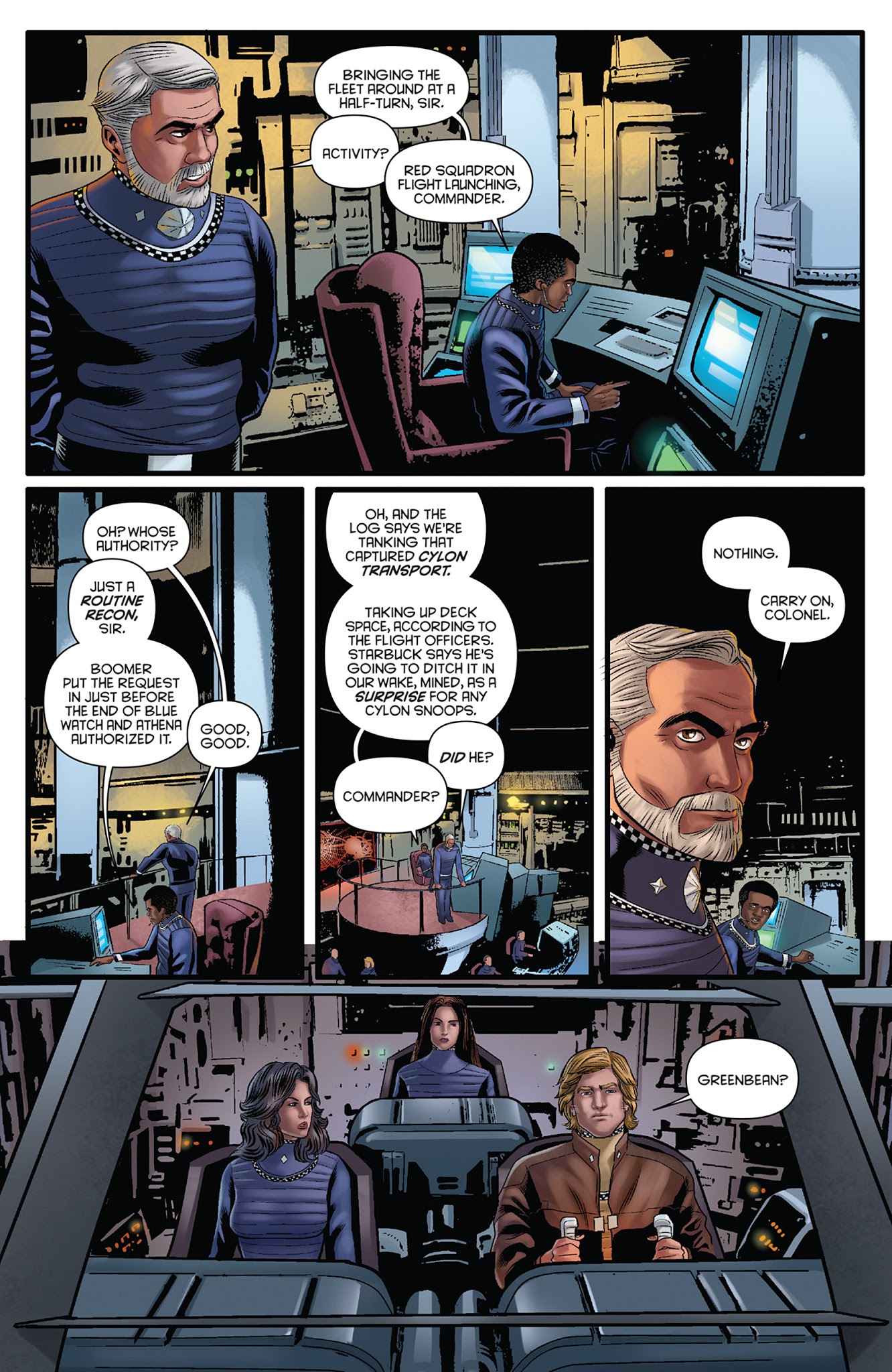 Read online Classic Battlestar Galactica: The Death of Apollo comic -  Issue #3 - 14