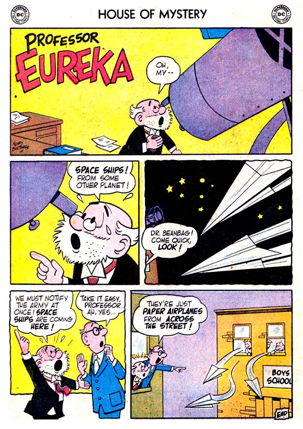 Read online House of Mystery (1951) comic -  Issue #63 - 10