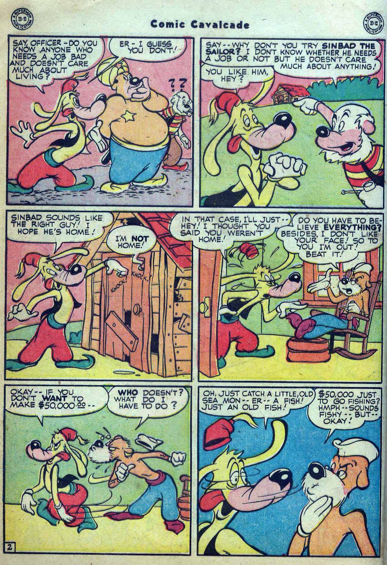 Read online Comic Cavalcade comic -  Issue #33 - 22