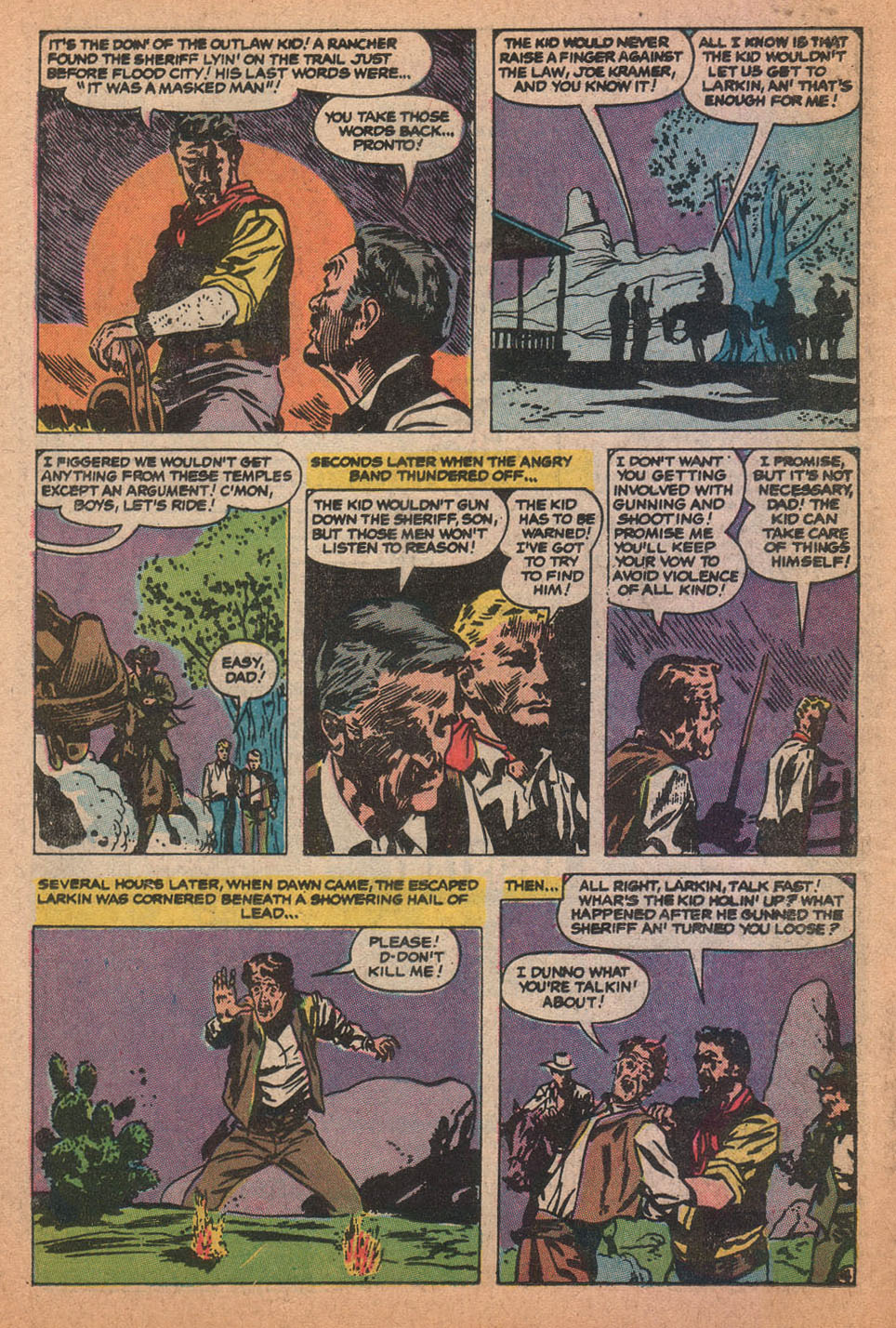 Read online The Outlaw Kid (1970) comic -  Issue #18 - 26