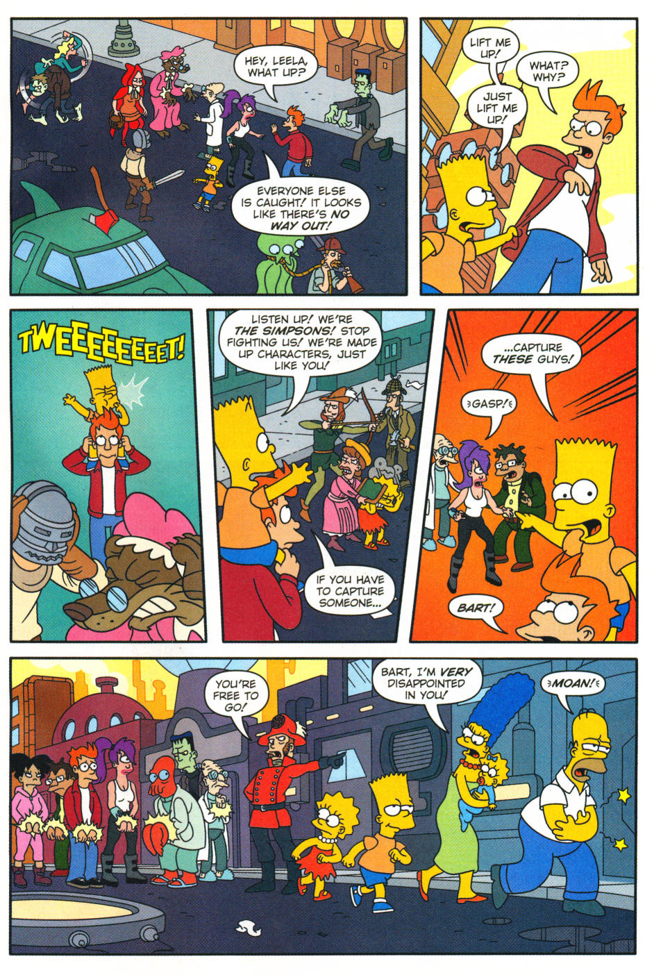 Read online The Simpsons/Futurama Crossover Crisis II comic -  Issue #2 - 16