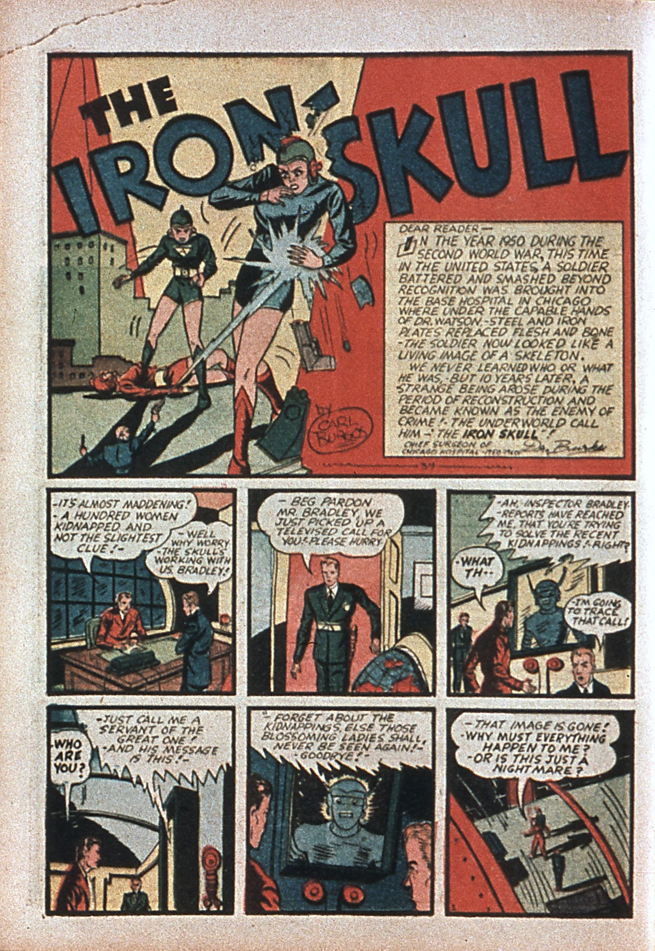 Read online Amazing Man Comics comic -  Issue #7 - 21