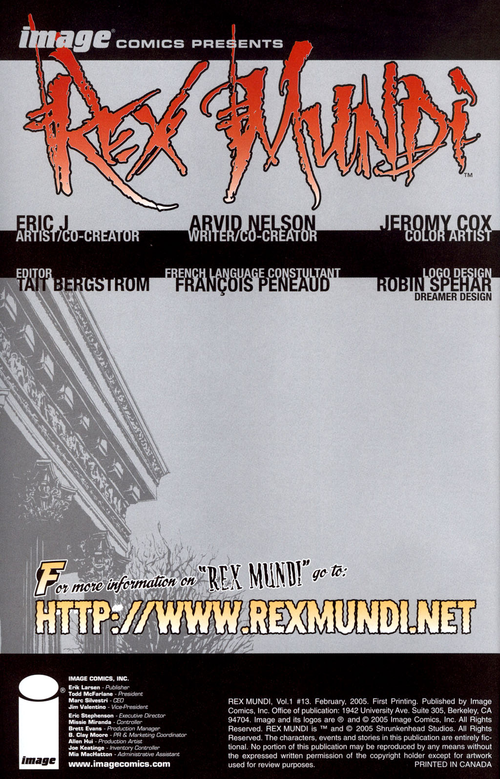 Read online Rex Mundi comic -  Issue #13 - 2