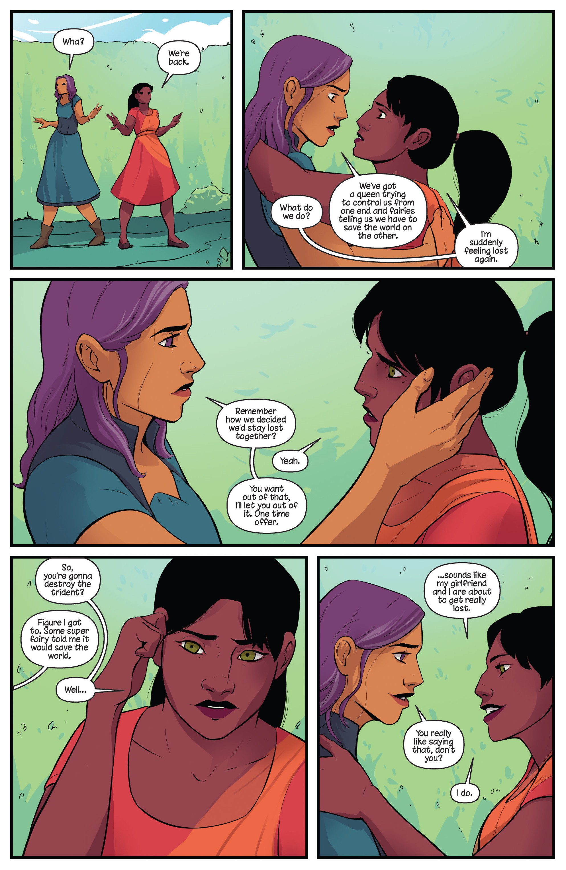 Read online Princeless Raven Year Two: Love and Revenge comic -  Issue # _TPB Get Lost Together - 91