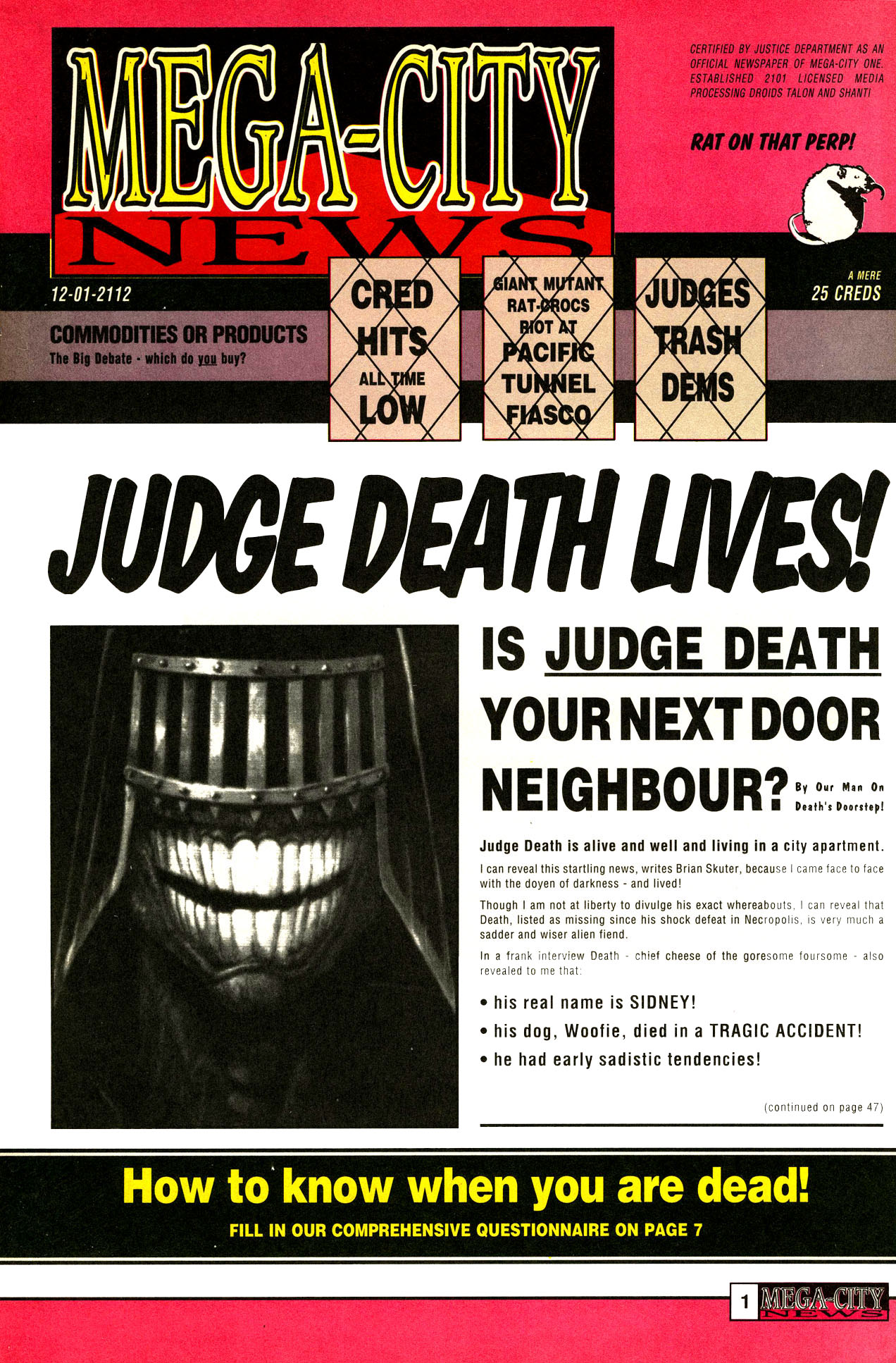 Read online Judge Dredd: The Megazine comic -  Issue #4 - 26