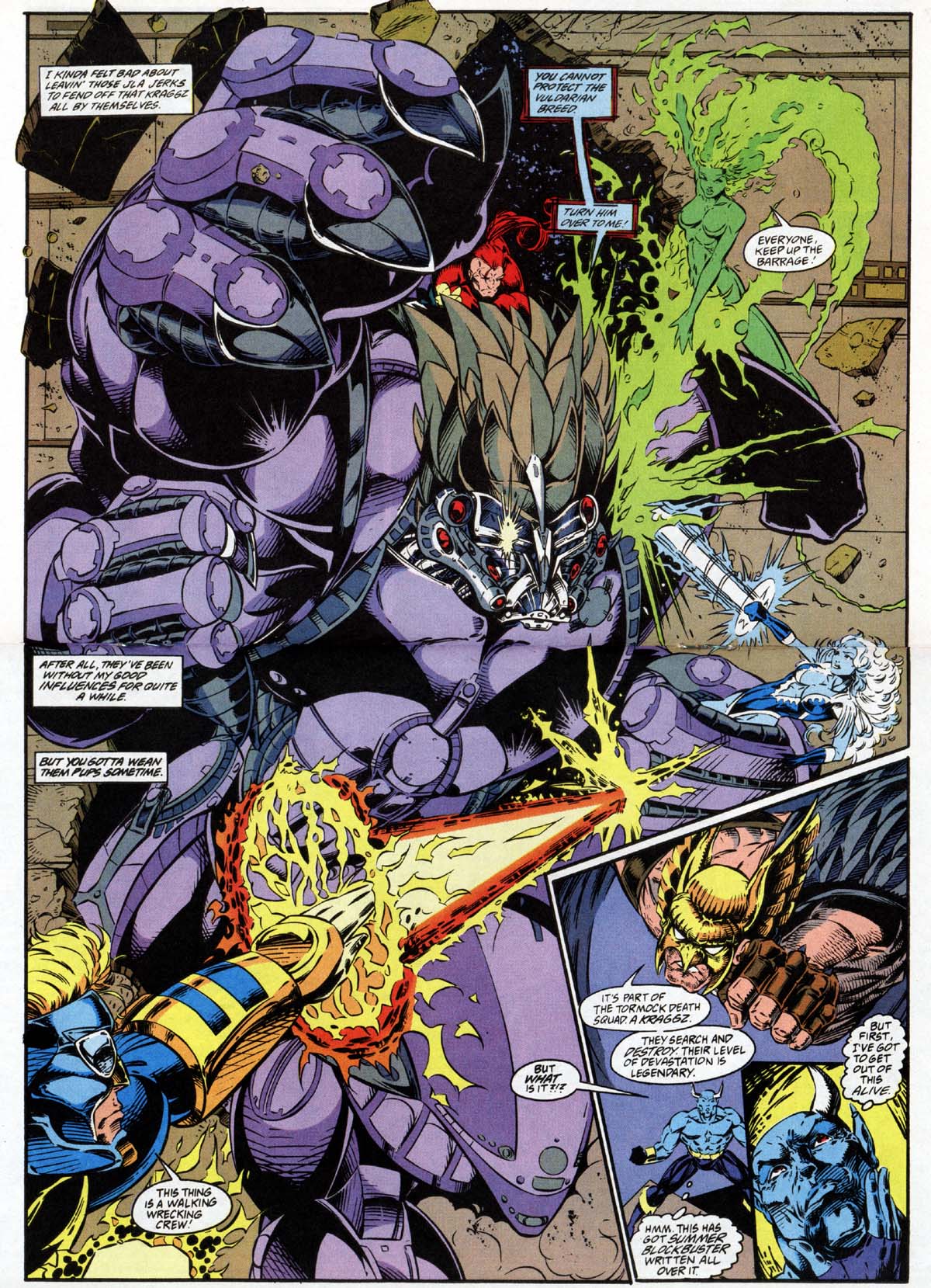 Read online Justice League America comic -  Issue #100b - 17