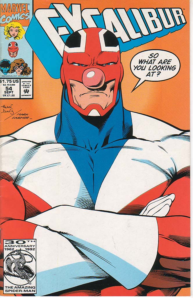 Read online Excalibur (1988) comic -  Issue #54 - 1