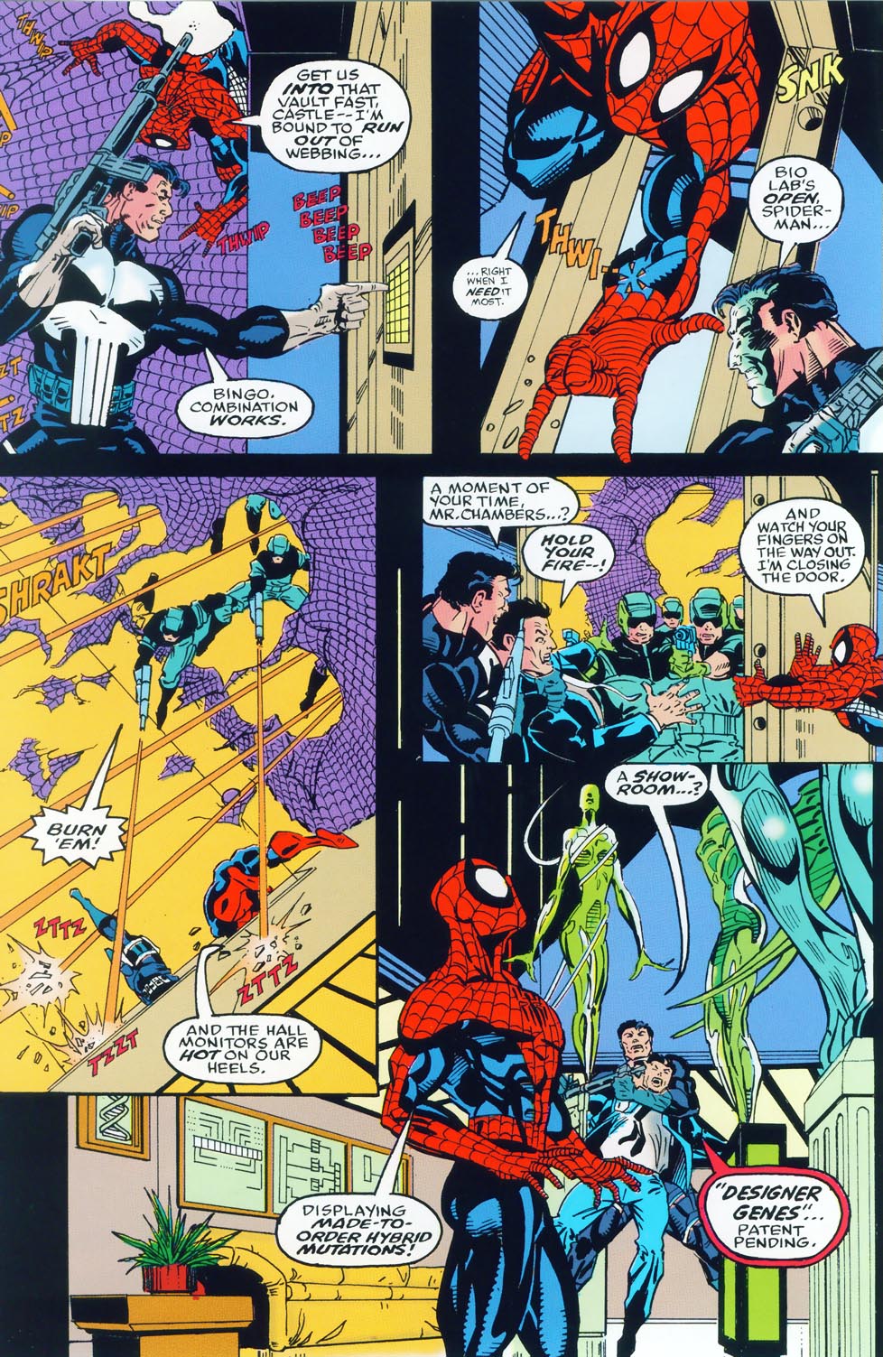 Read online Spider-Man, Punisher, Sabretooth: Designer Genes comic -  Issue # Full - 54