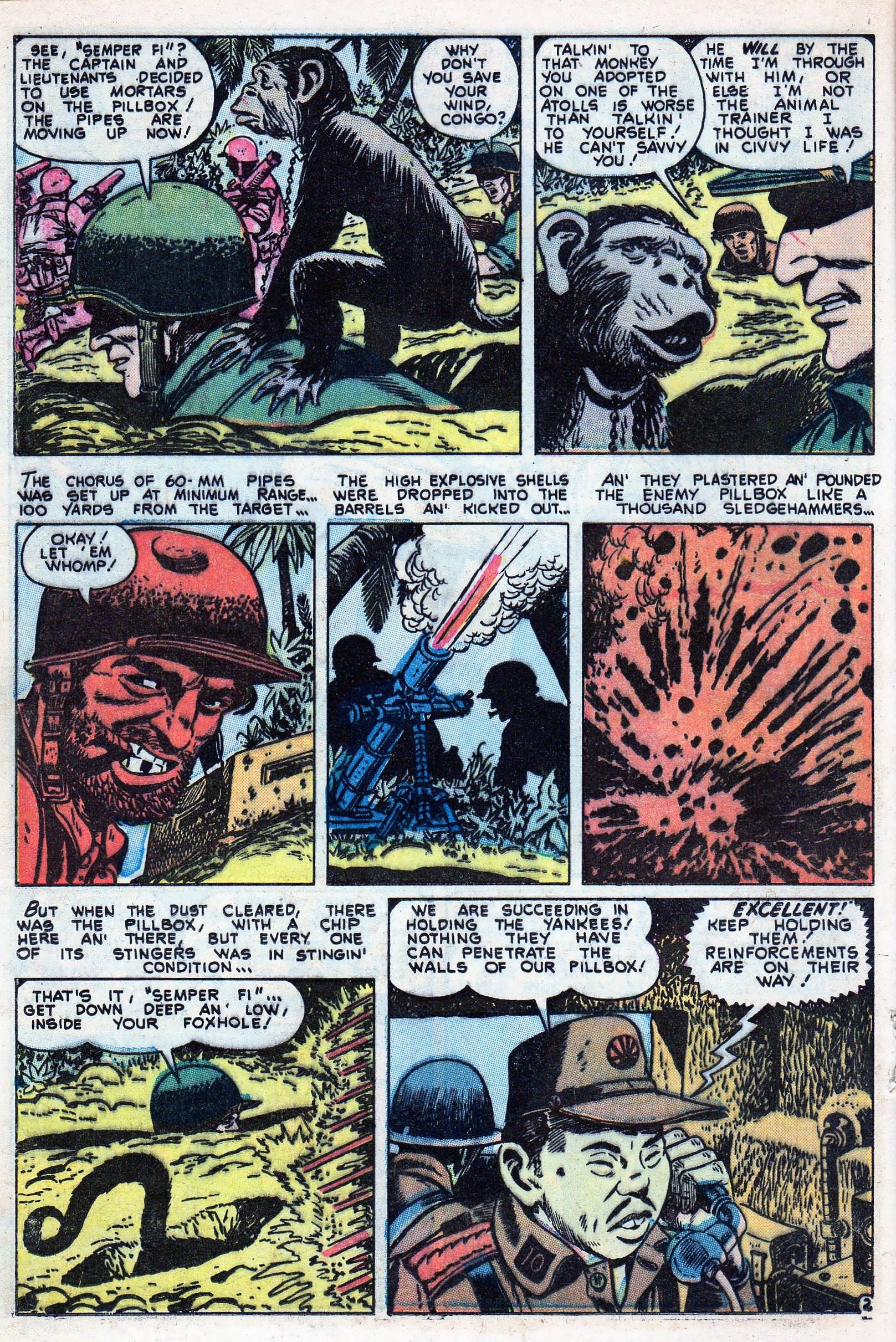 Read online Marines in Battle comic -  Issue #20 - 16